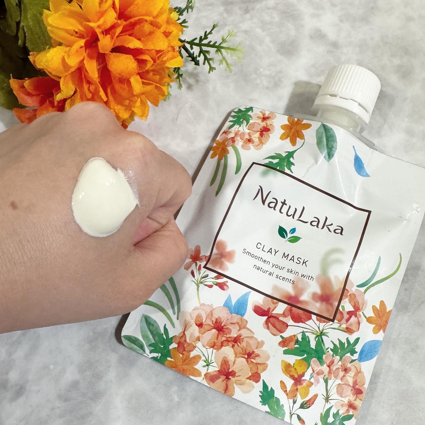 ナチュラカ スムーススキンクレイマスク/NatuLaka/洗い流すパック・マスクを使ったクチコミ（2枚目）