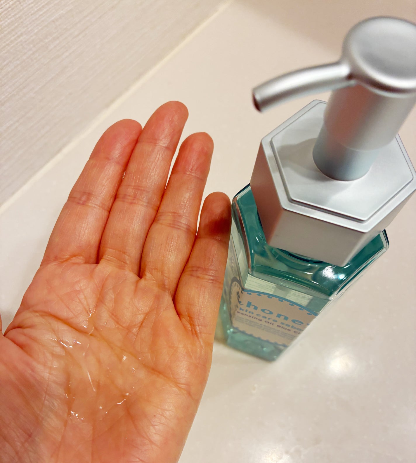 サボン クレンジングオイル ブルークレイ/&honey/オイルクレンジングを使ったクチコミ(2枚目)