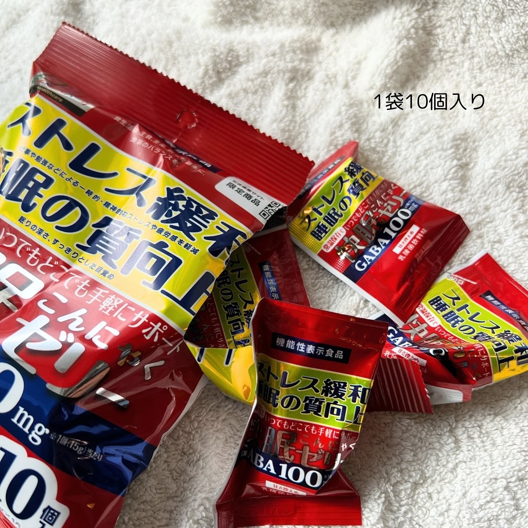 快眠こんにゃくゼリー/こんにゃくパーク/その他食品を使ったクチコミ（2枚目）