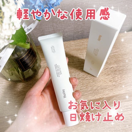 Huxley ウォータリーサンクリーム;ステイサンセーフのクチコミ「\ 水のように軽やかな日焼け止め✨ /
❥ Huxley ハクスリー
 ウォータリーサンク.....」(1枚目)