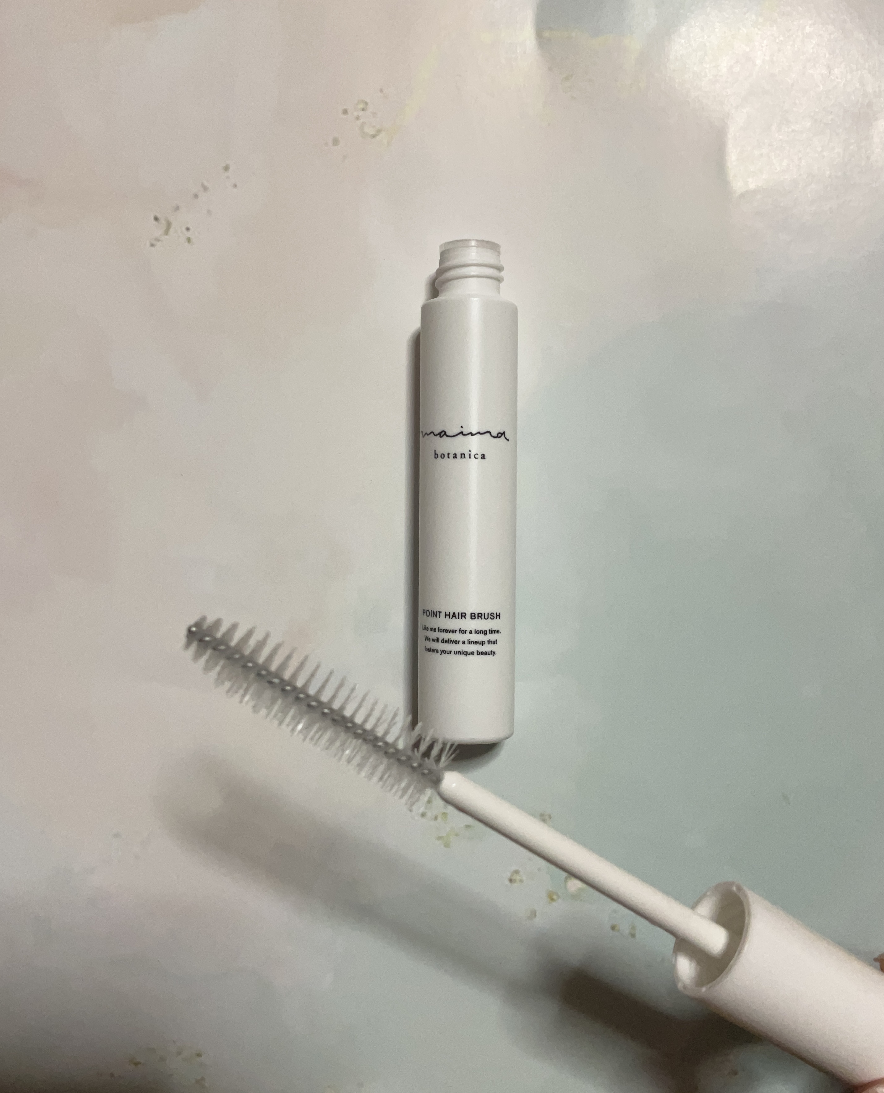 ヘアケアマスカラ/CEZANNE/ヘアジェルを使ったクチコミ（2枚目）