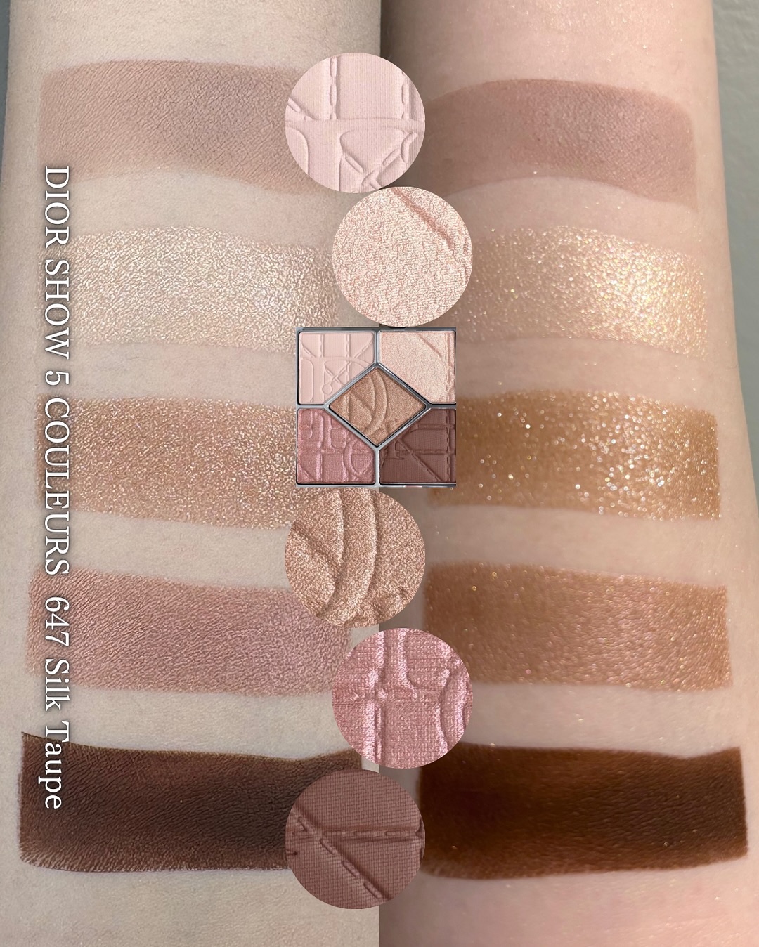 〈新品未使用〉Dior アイシャドウパレット 限定品647 ディオール / ディオールショウ サンク クルール 647 シルク