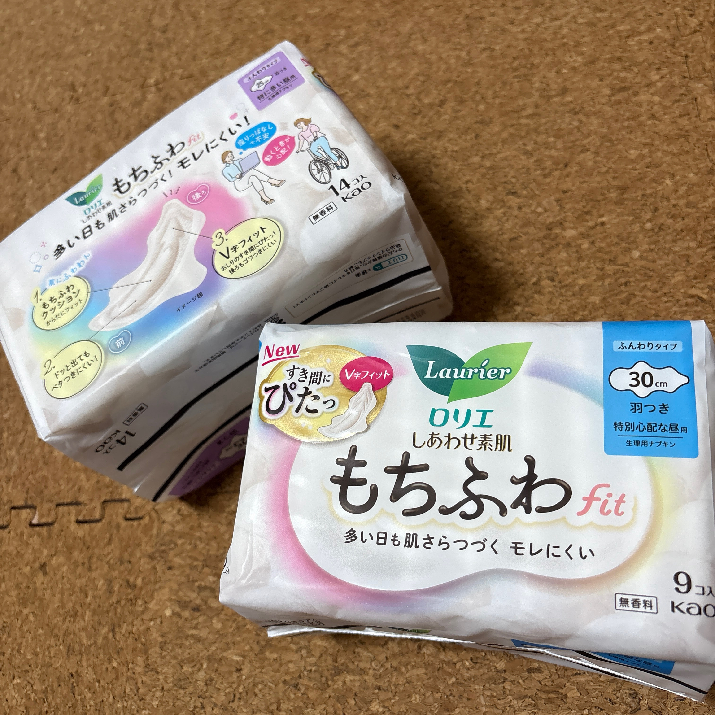 ロリエ もちふわ fit 25cm 羽つき 14コ入 (医薬部外品 )/ロリエ/ナプキンを使ったクチコミ（1枚目）