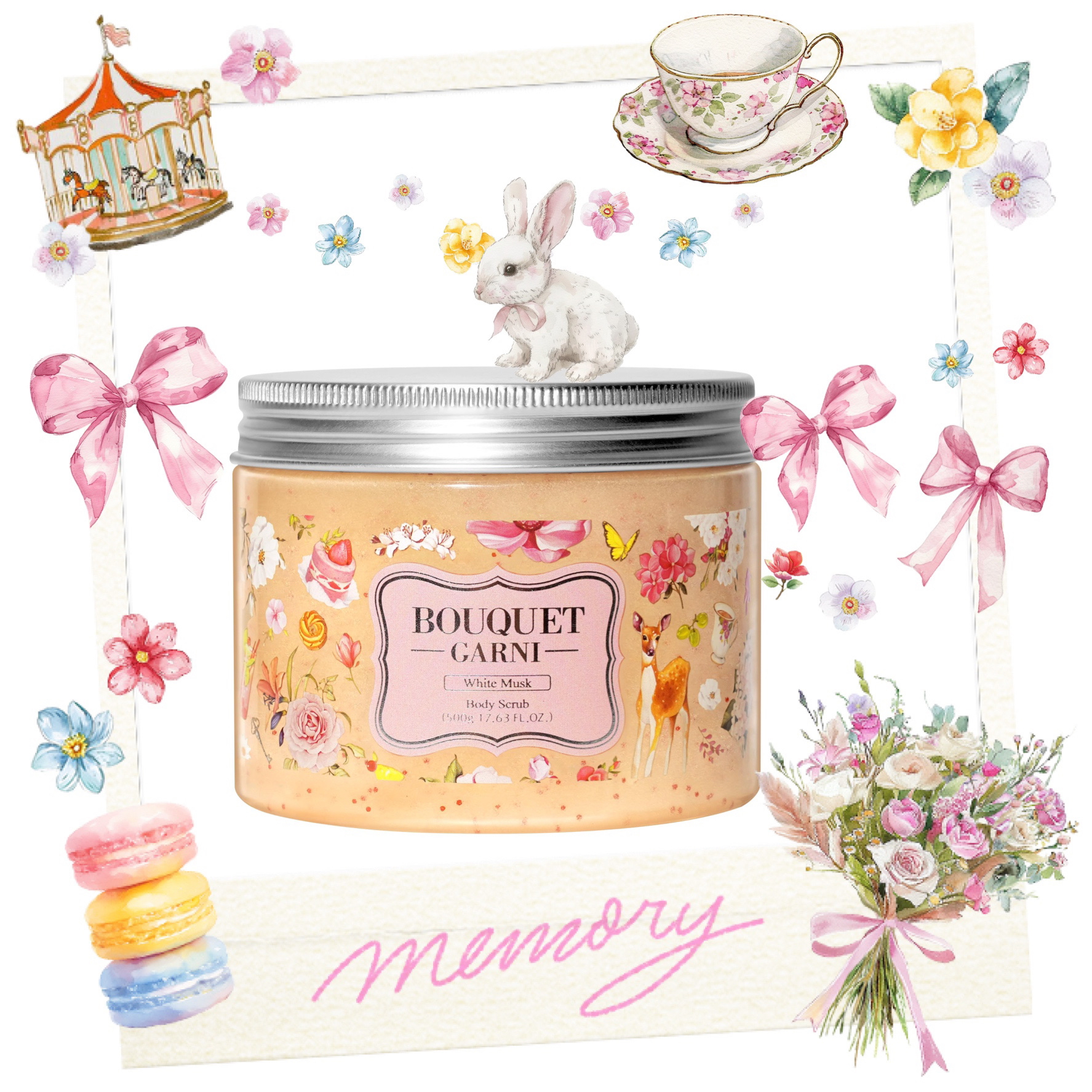 ブーケガルニ ボディスクラブ  ホワイトムスクの香り/ブーケガルニ/ボディスクラブを使ったクチコミ（1枚目）