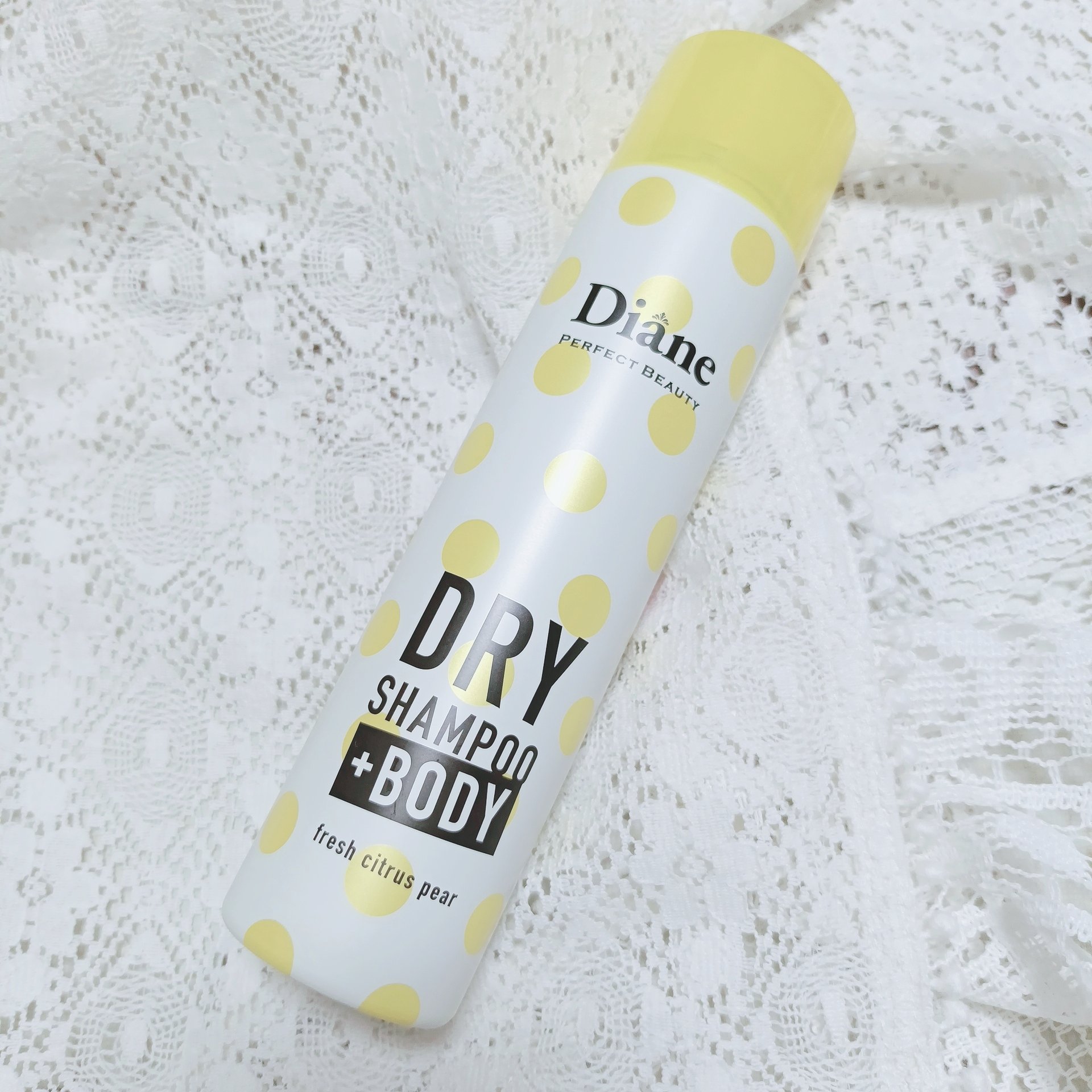 ドライシャンプー +BODY フレッシュシトラスペアの香り 95g/ダイアン/ドライシャンプーを使ったクチコミ（1枚目）