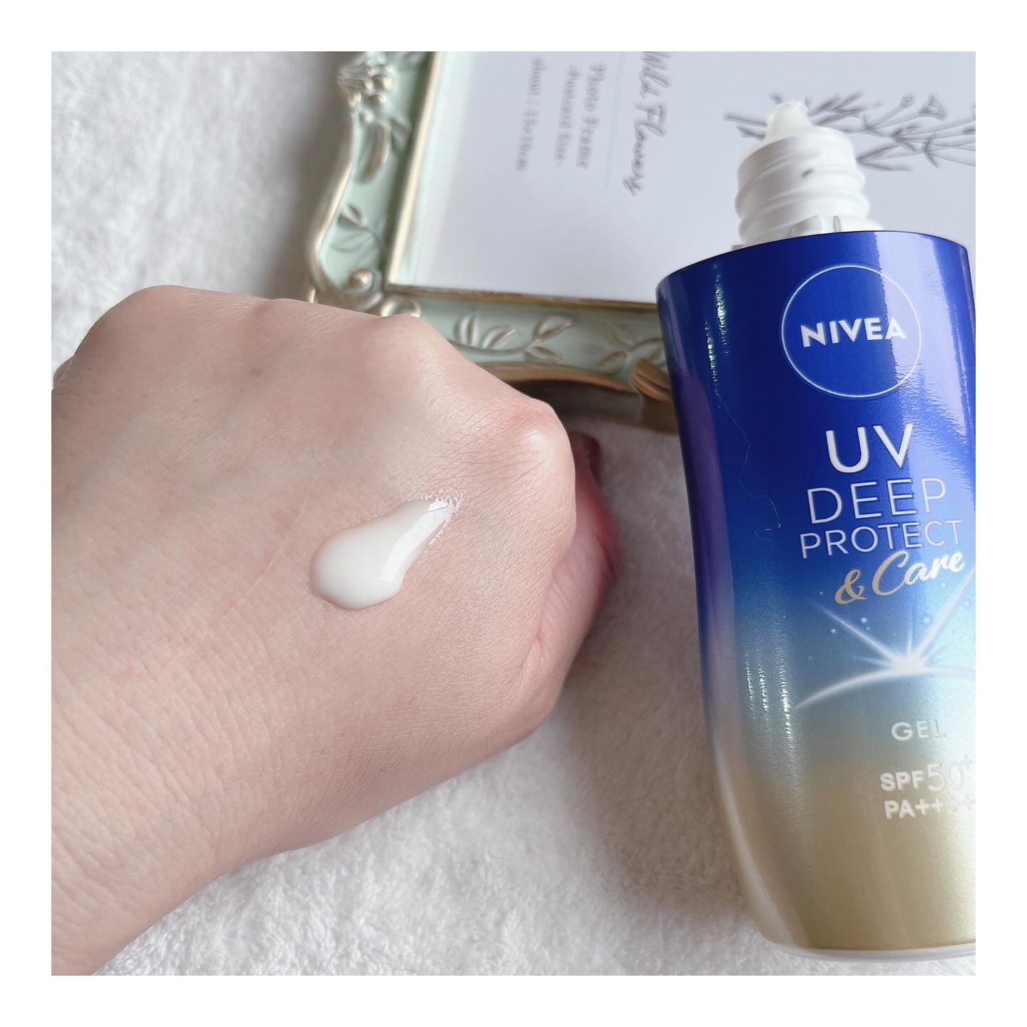 ニベアUV ディープ プロテクト＆ケア ジェル/ニベア/日焼け止めジェルを使ったクチコミ（2枚目）