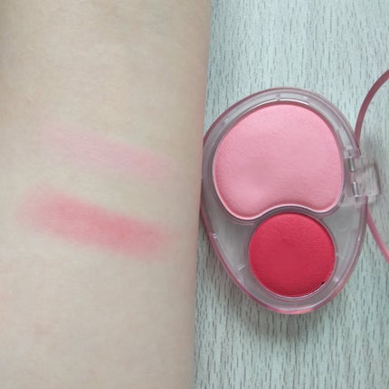 デュアルチークメロウ/fwee/ジェル・クリームチークを使ったクチコミ(4枚目)