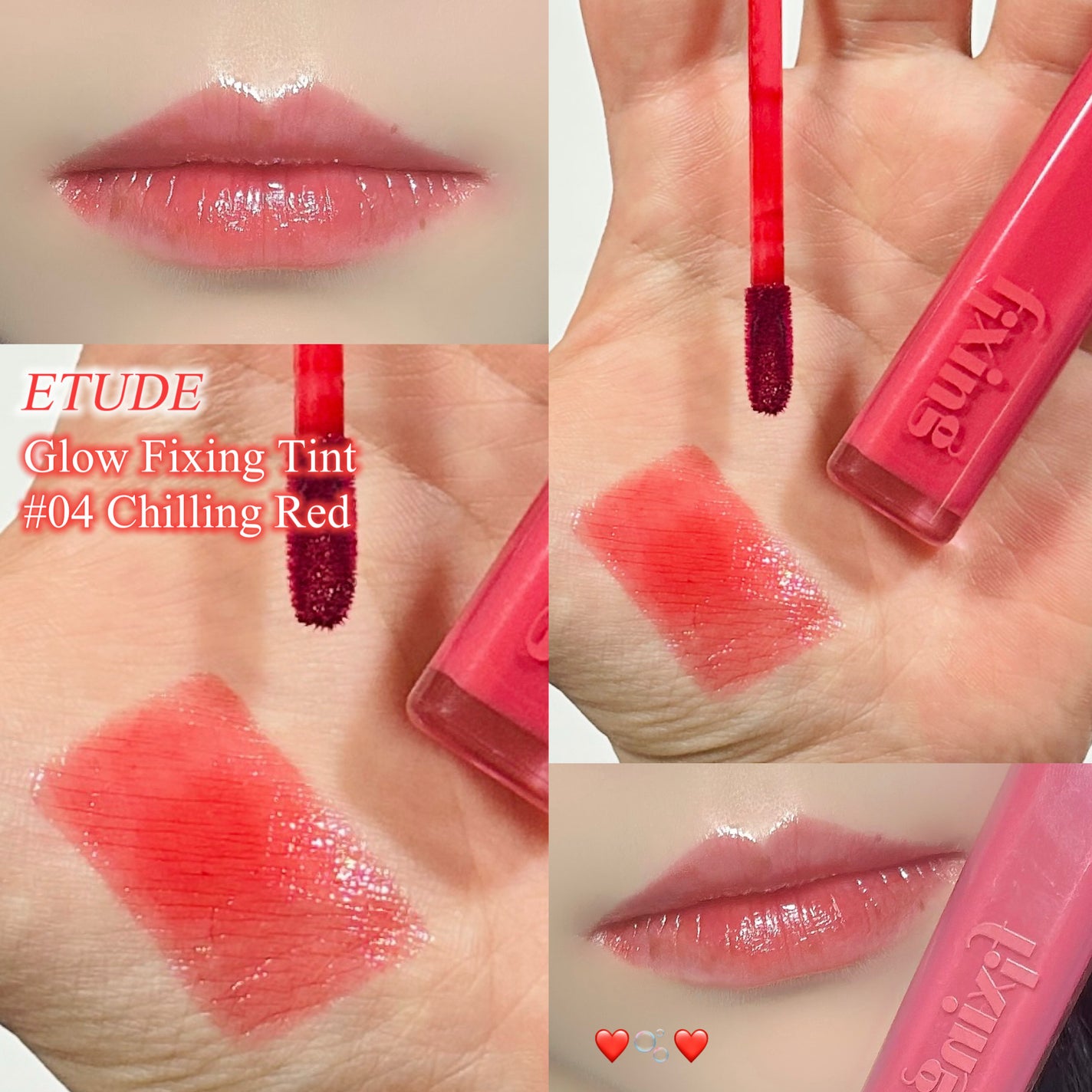 グロウ フィクシングティント/ETUDE/リップティントを使ったクチコミ(1枚目)