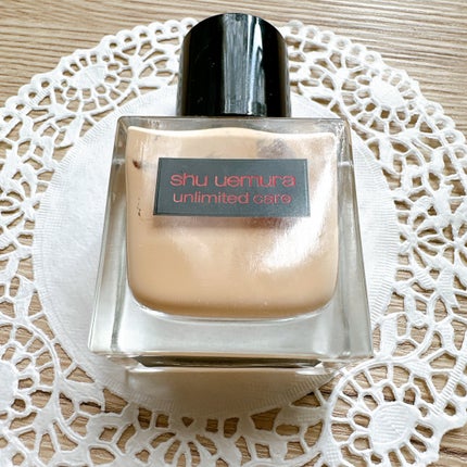 アンリミテッド ケア ツヤ セラム ファンデーション/shu uemura/リキッドファンデーションを使ったクチコミ(2枚目)