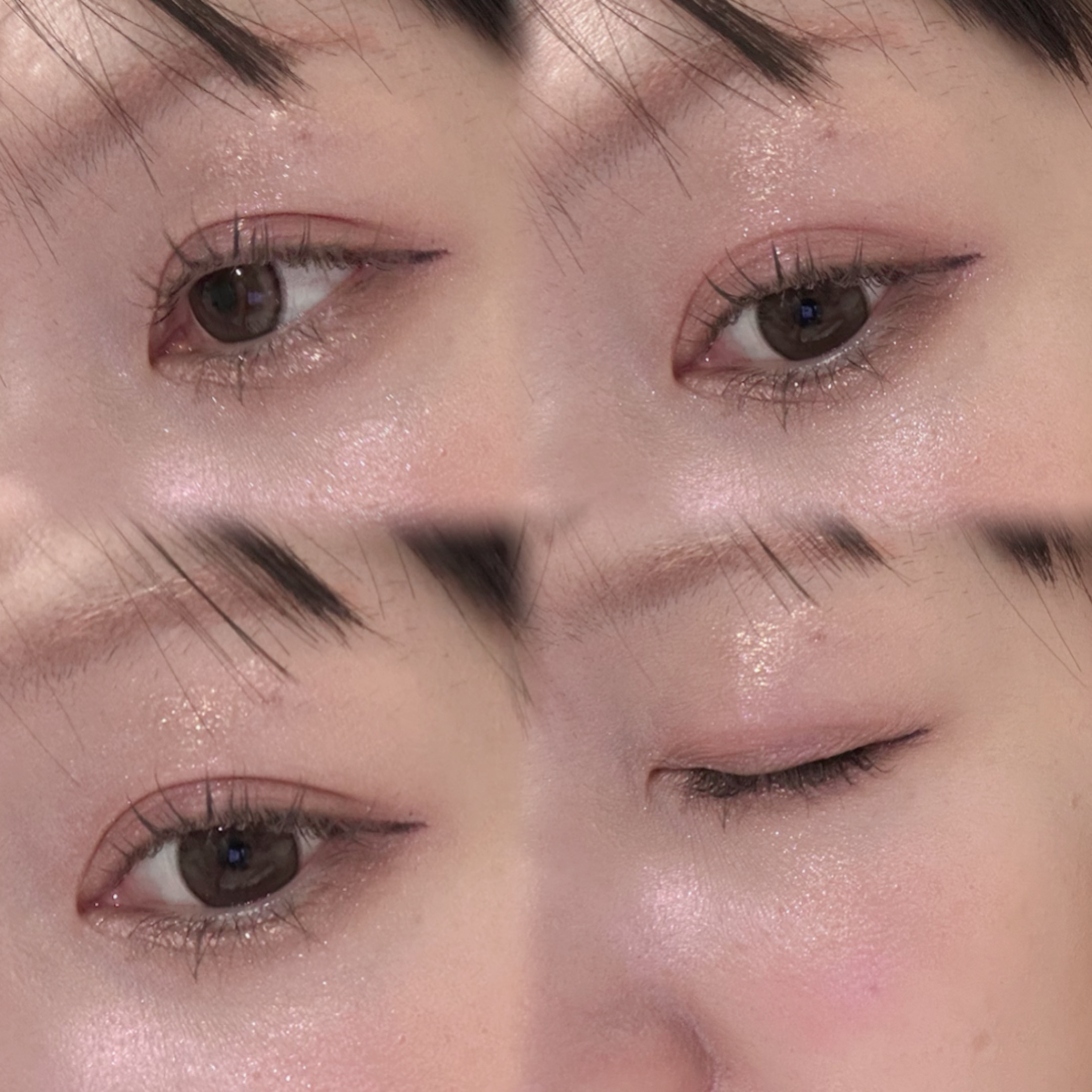 インスパイアスキニーカーリングマスカラ 04 アッシュブラウン/mude./マスカラを使ったクチコミ（2枚目）