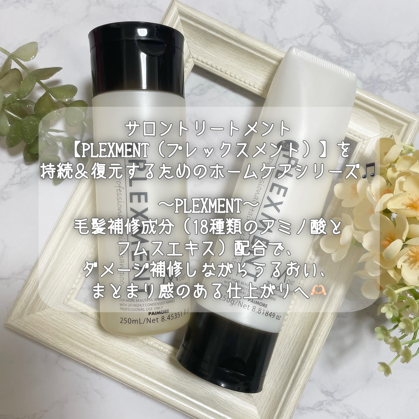 プレックスメントモイストシャンプー/トリートメント/パイモア/サロンシャンプーを使ったクチコミ（2枚目）