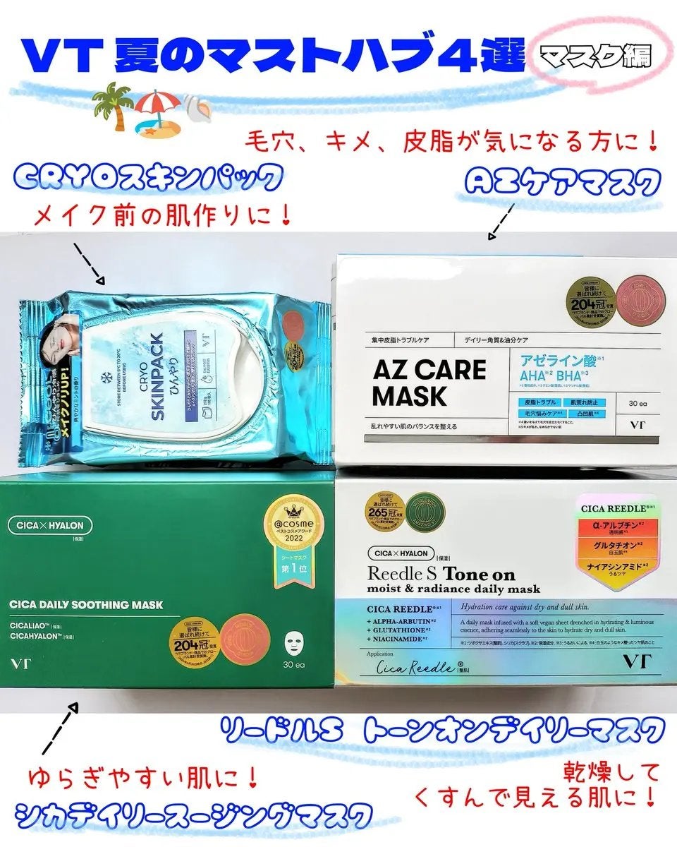 CICA デイリースージングマスク/VT/シートマスク・パックを使ったクチコミ(1枚目)