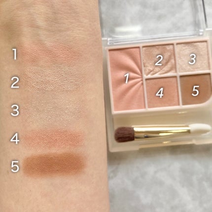 フェイスアイパレット/CEZANNE/アイシャドウを使ったクチコミ(3枚目)