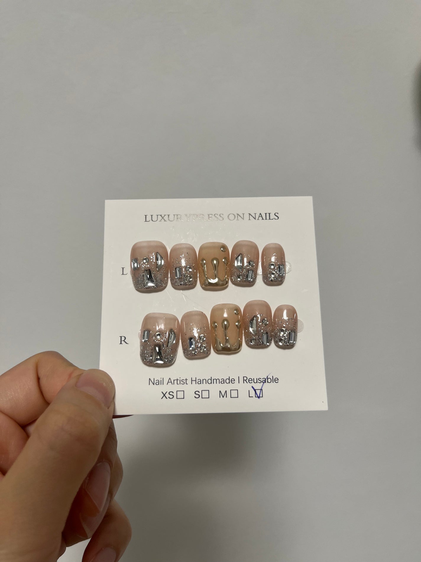 ネイルチップ/SHEIN/ネイルチップ・パーツを使ったクチコミ(1枚目)