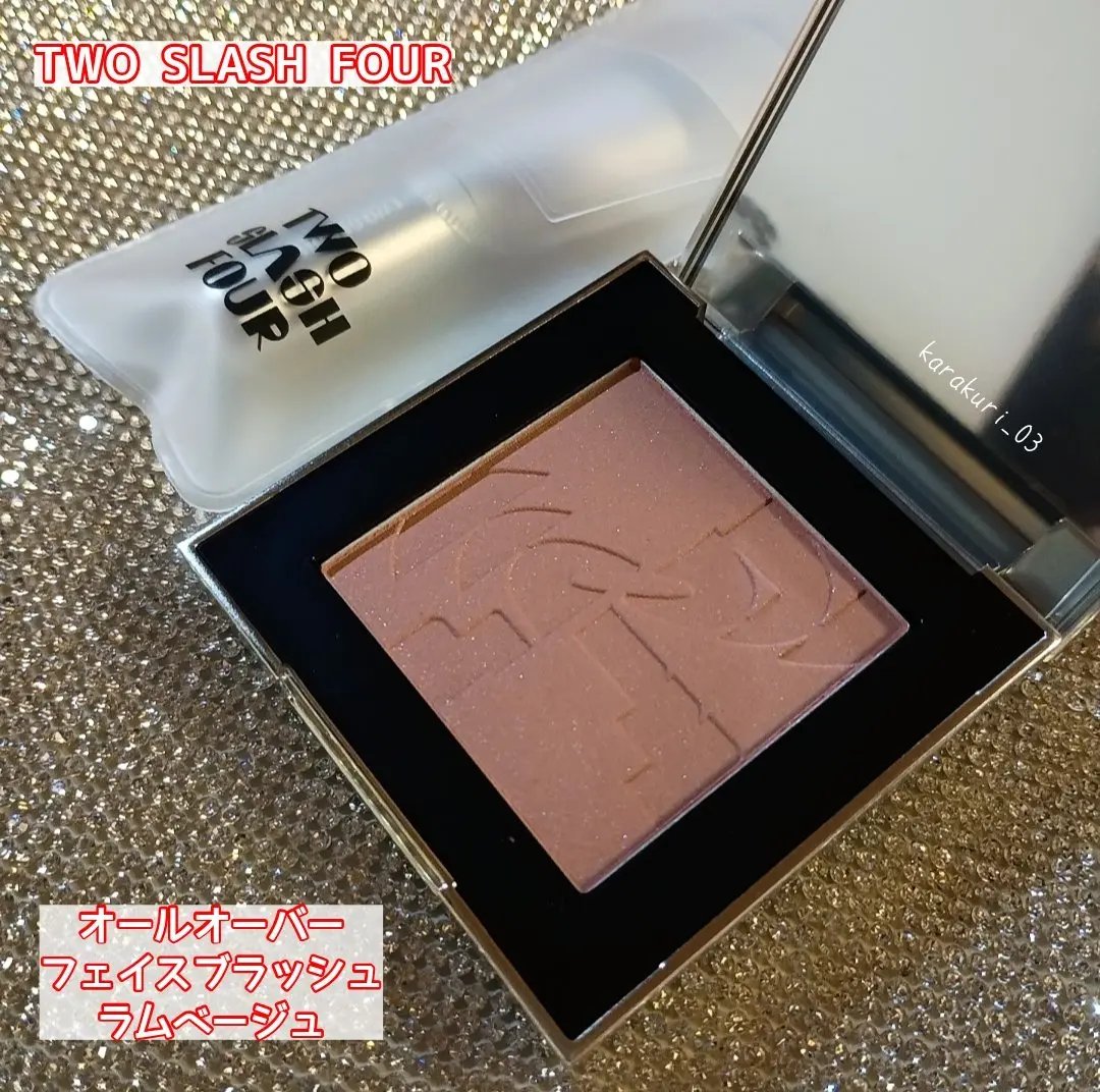 オールオーバーフェイスブラッシュ/TWO SLASH FOUR/パウダーチークを使ったクチコミ（1枚目）