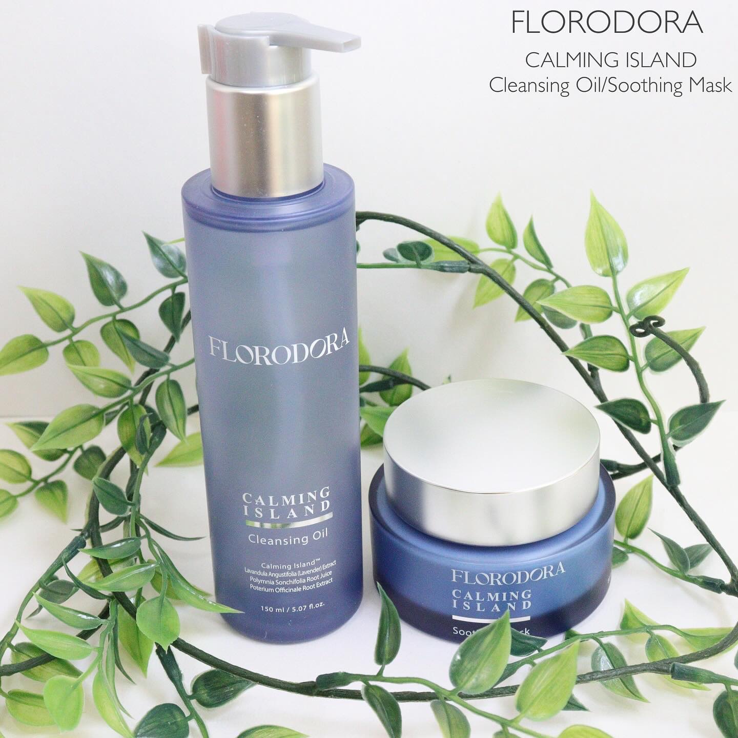 Florodora フローロドラ カーミングアイランドクレンジングオイルのクチコミ「フローロドラ/カーミングアイランドシリーズ　
スージングマスク,クレンジングオイル

フローロ.....」（1枚目）