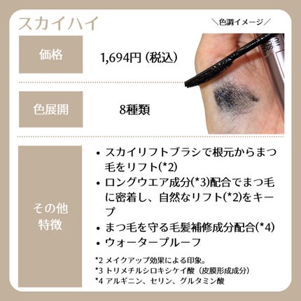 スカイハイ/MAYBELLINE NEW YORK/マスカラを使ったクチコミ(3枚目)