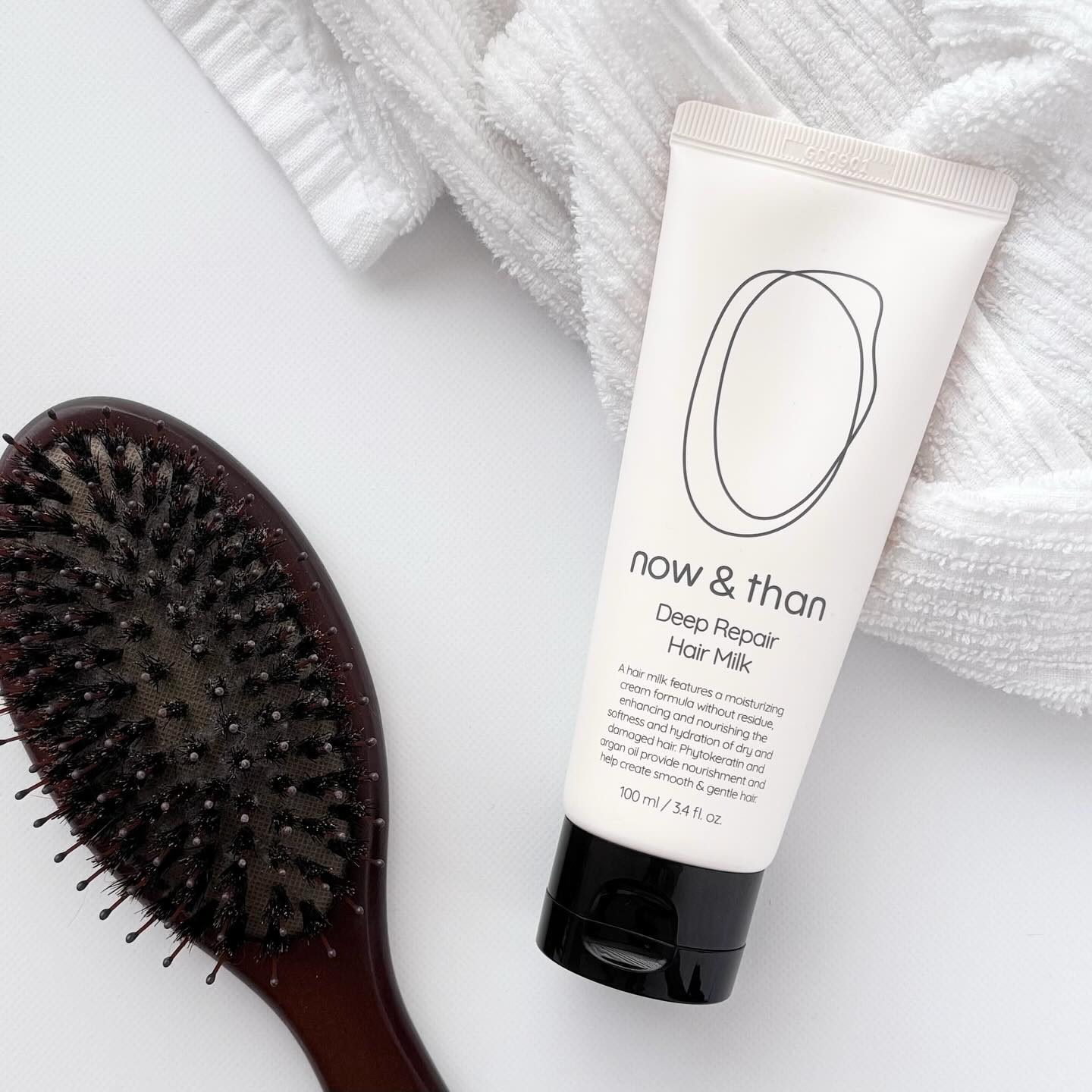 ディープリペアヘアミルク/now & than（ナウアンドダン）/ヘアミルクを使ったクチコミ（1枚目）