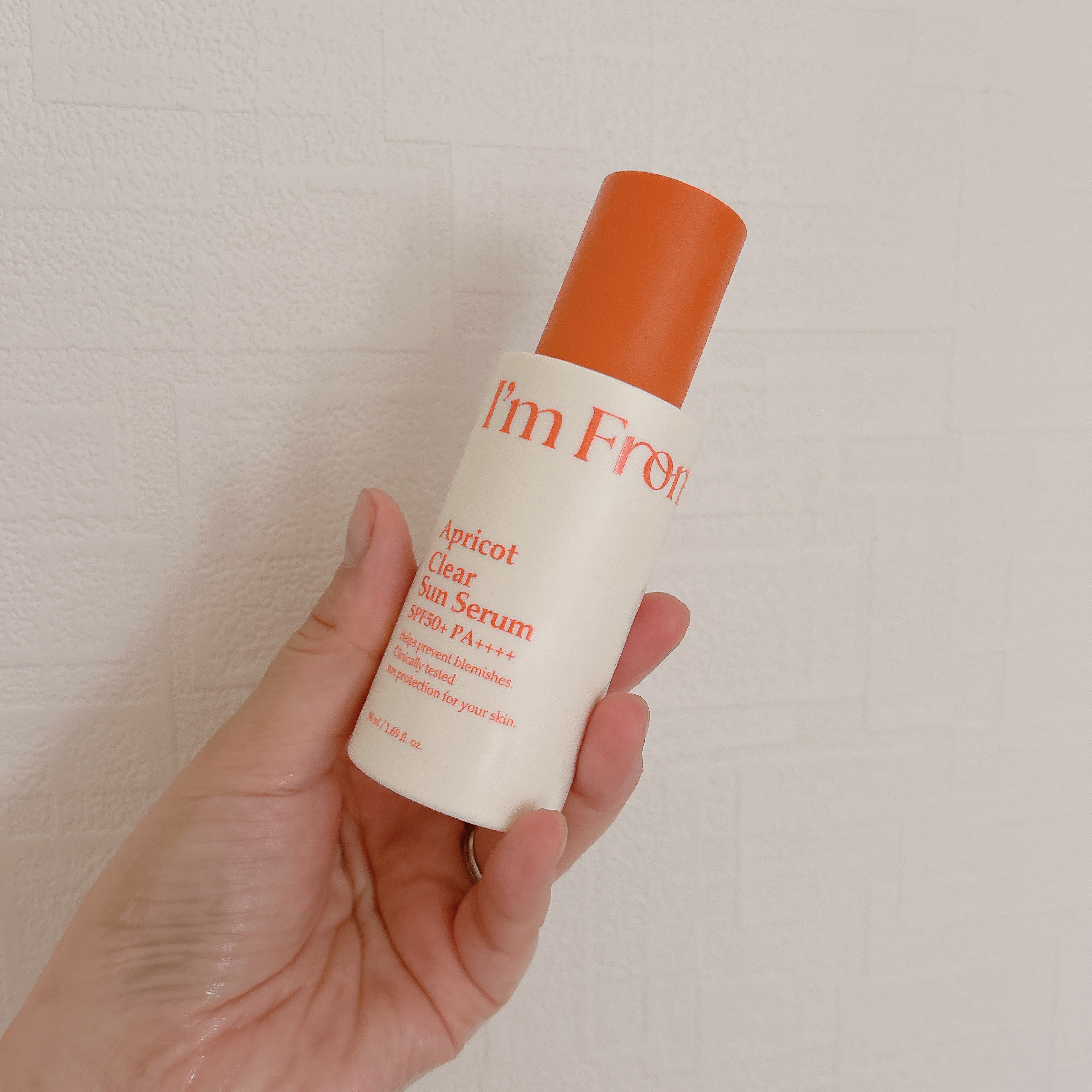 アプリコットクリアサンセラム/I'm from/日焼け止めローションを使ったクチコミ（1枚目）