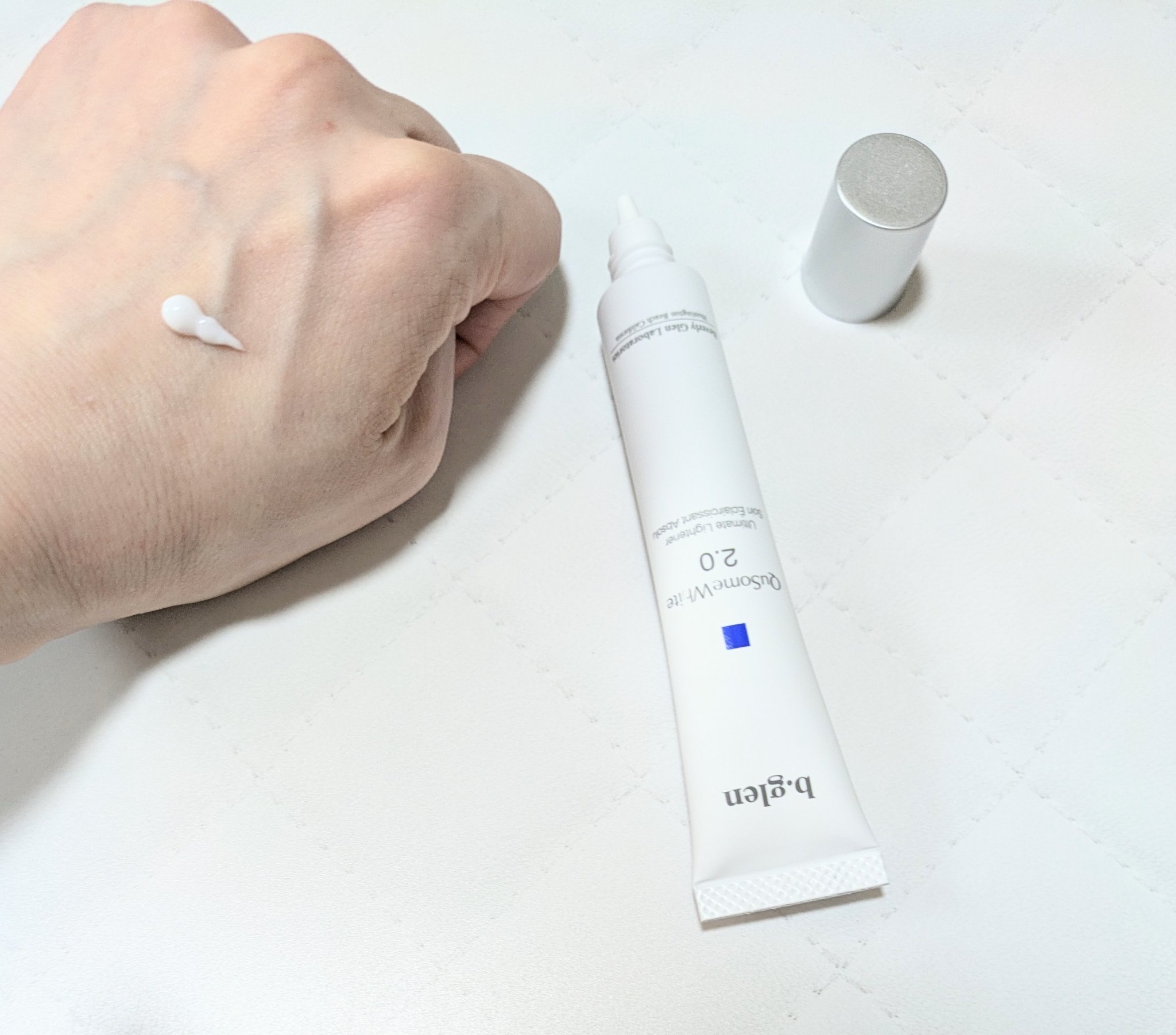 QuSomeホワイト2.0/b.glen/美容液を使ったクチコミ（3枚目）