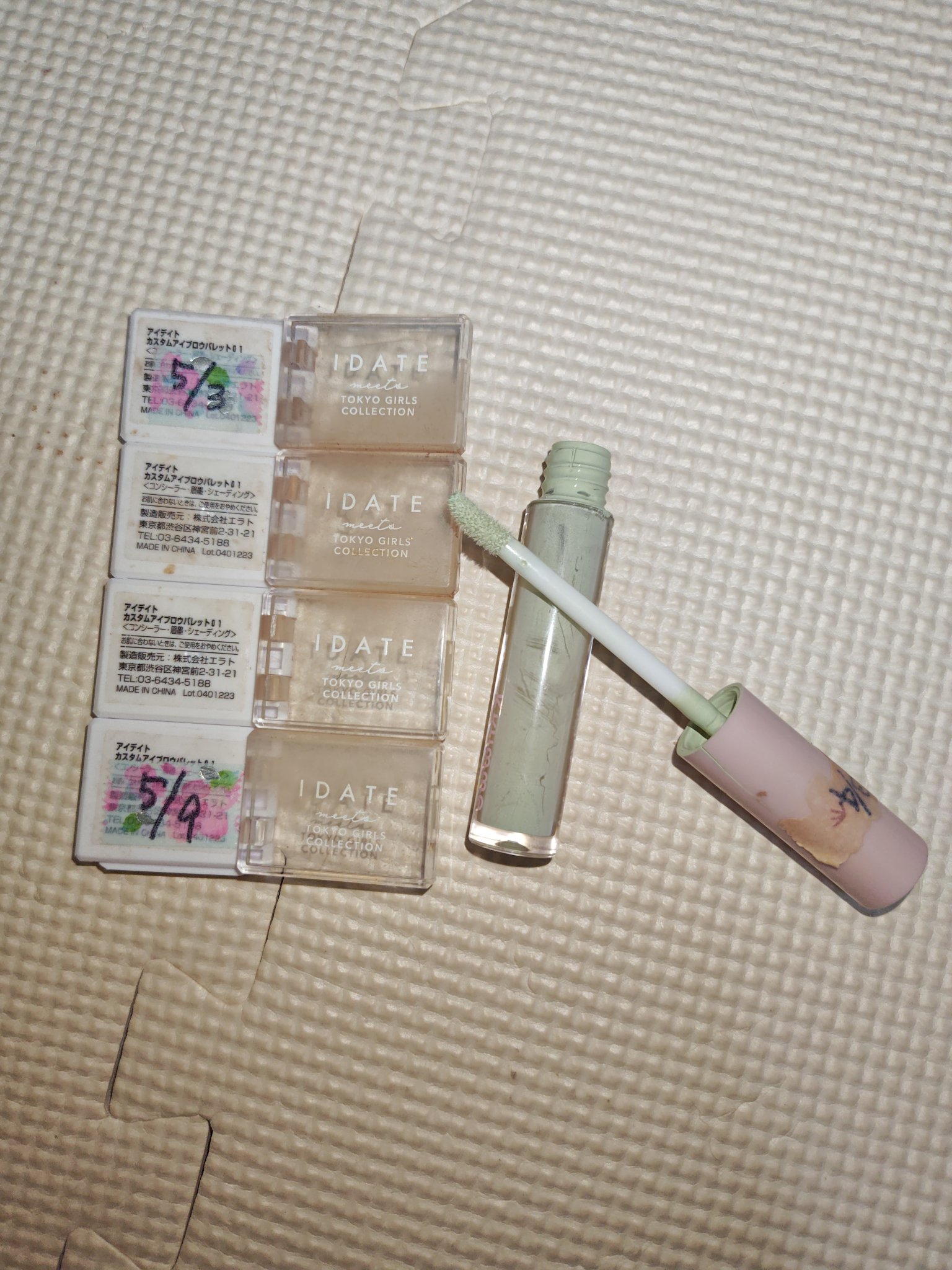 アイデイト カスタムアイブロウパレット 01/IDATE/パウダーアイブロウを使ったクチコミ（2枚目）