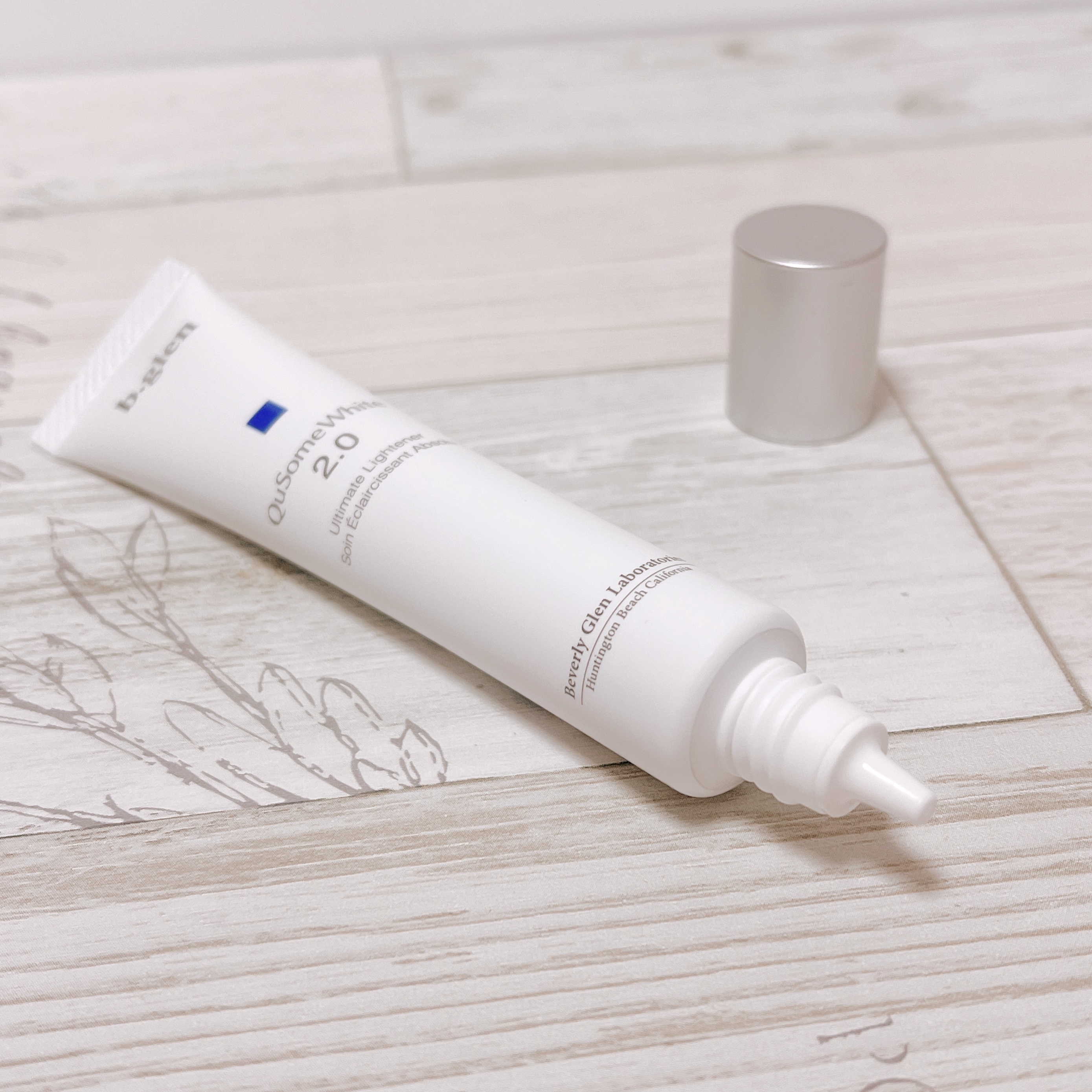 QuSomeホワイト2.0/b.glen/美容液を使ったクチコミ（2枚目）