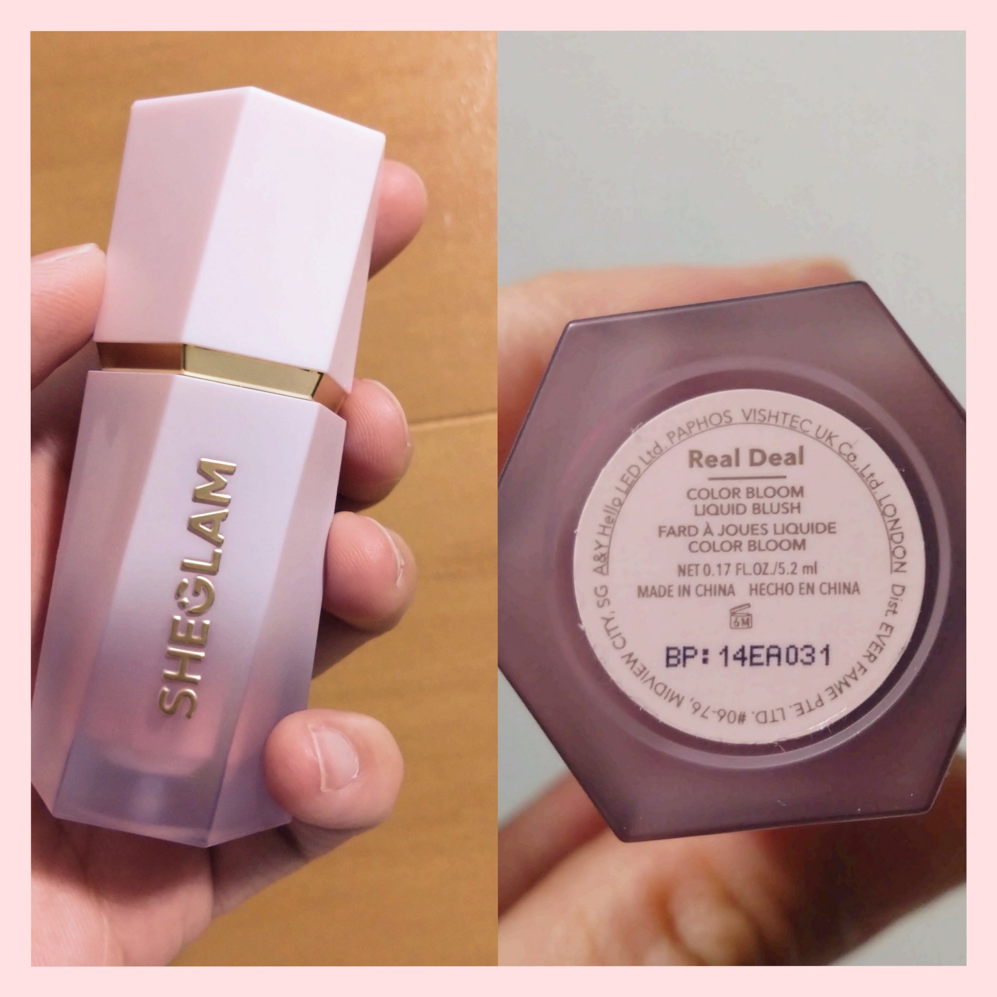 シーグラム カラーブルーム リキッドブラッシュ/SHEGLAM/リキッドチークを使ったクチコミ（3枚目）