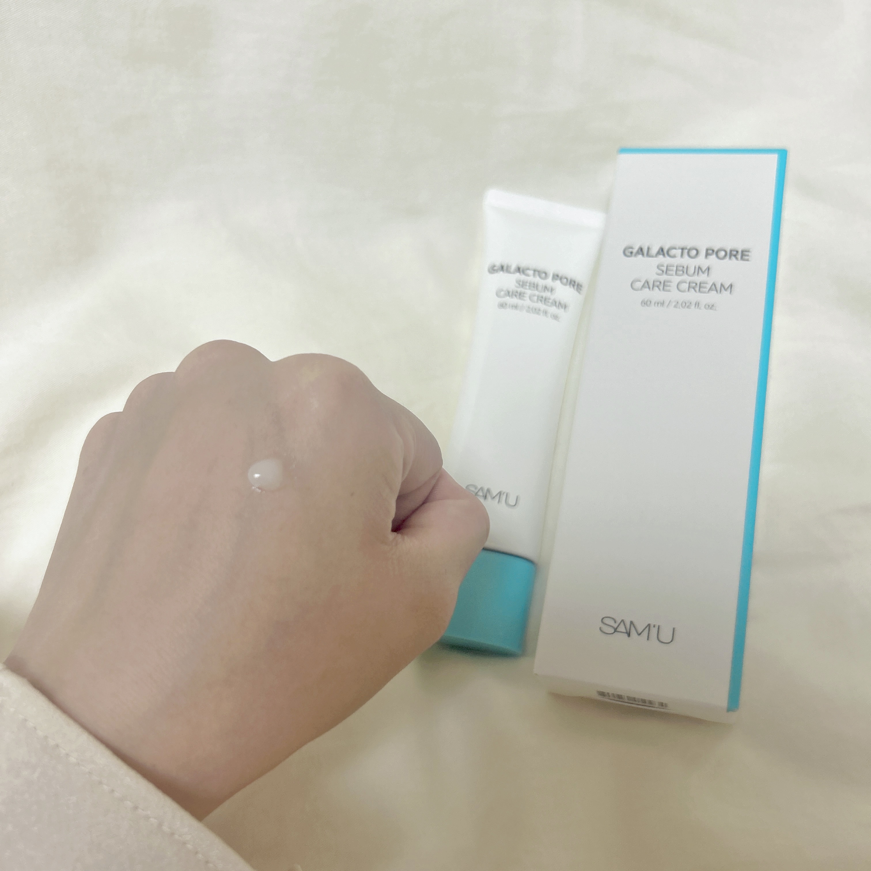 サミュ ガラクトポア セバムケアクリーム/SAM'U/フェイスクリームを使ったクチコミ（2枚目）