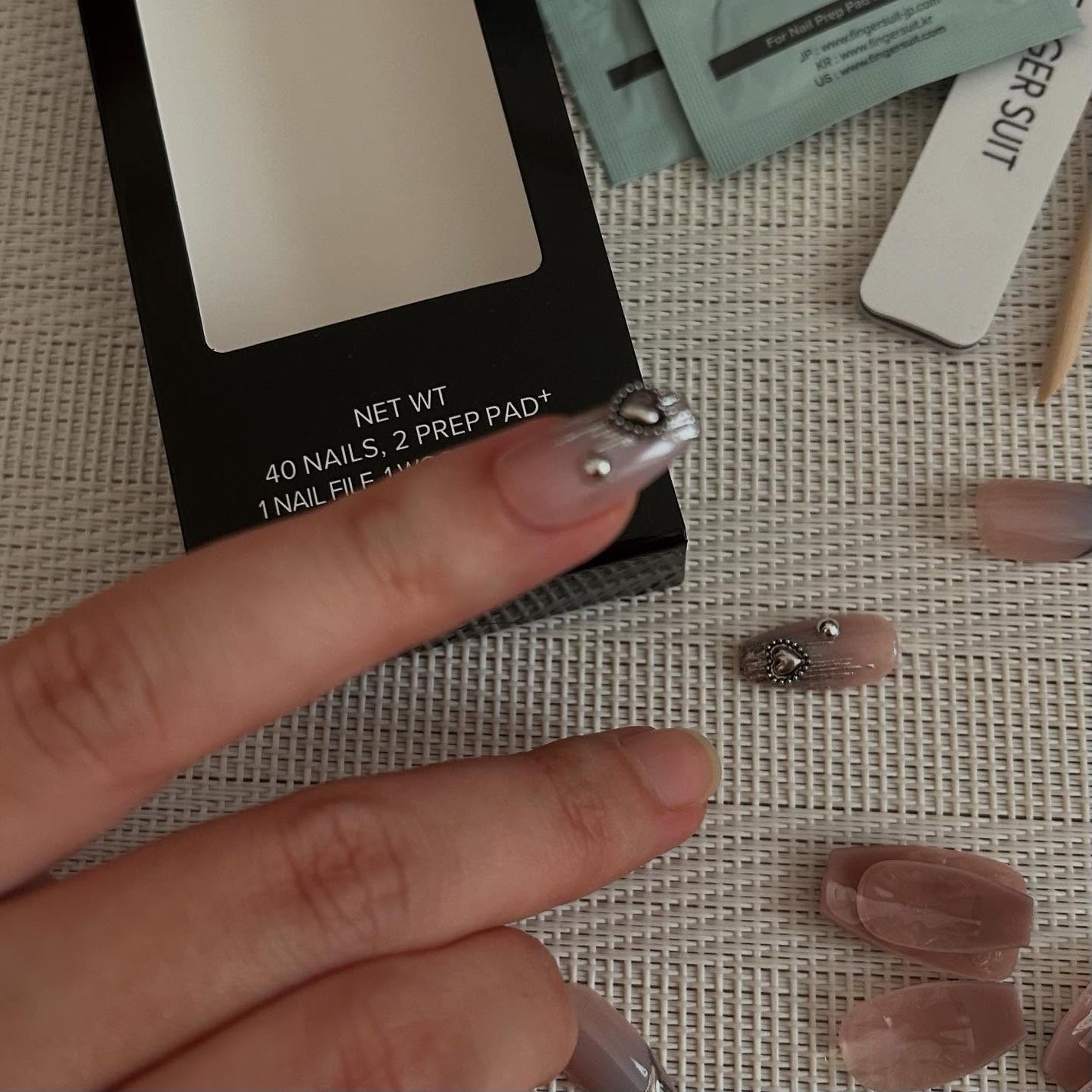 ネイルチップ(シールタイプ)/FINGER SUIT/ネイルチップ・パーツを使ったクチコミ(5枚目)