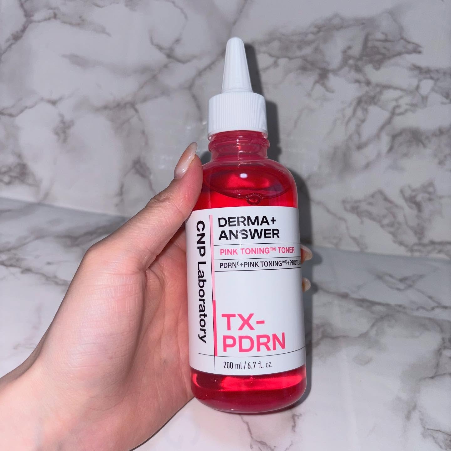 ダーマアンサーピンクトーニングトナー/CNP Laboratory/化粧水を使ったクチコミ（2枚目）