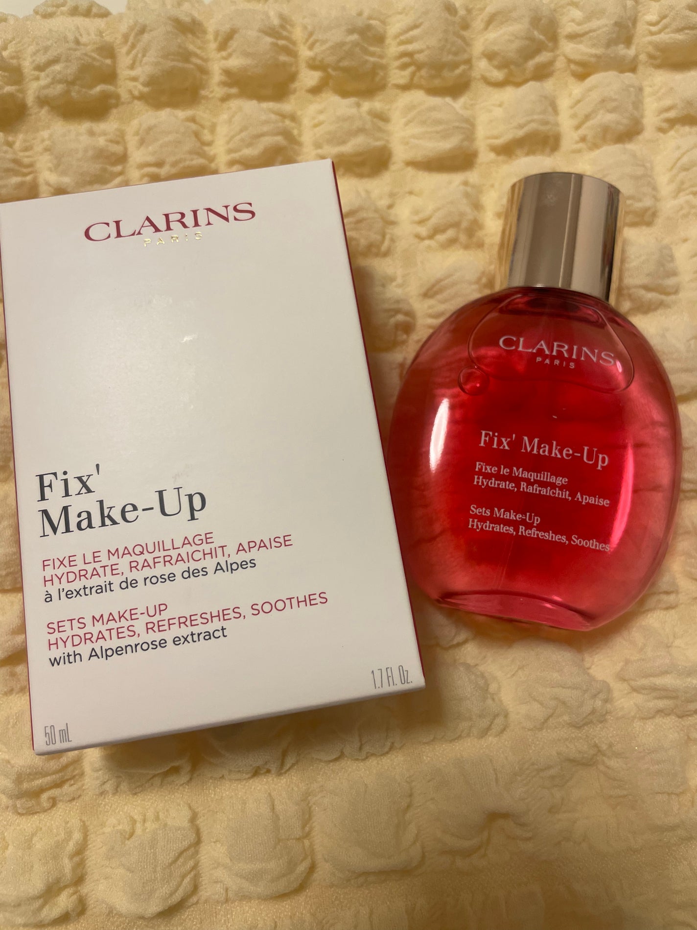フィックス メイクアップ N/CLARINS/ミスト状化粧水を使ったクチコミ(1枚目)