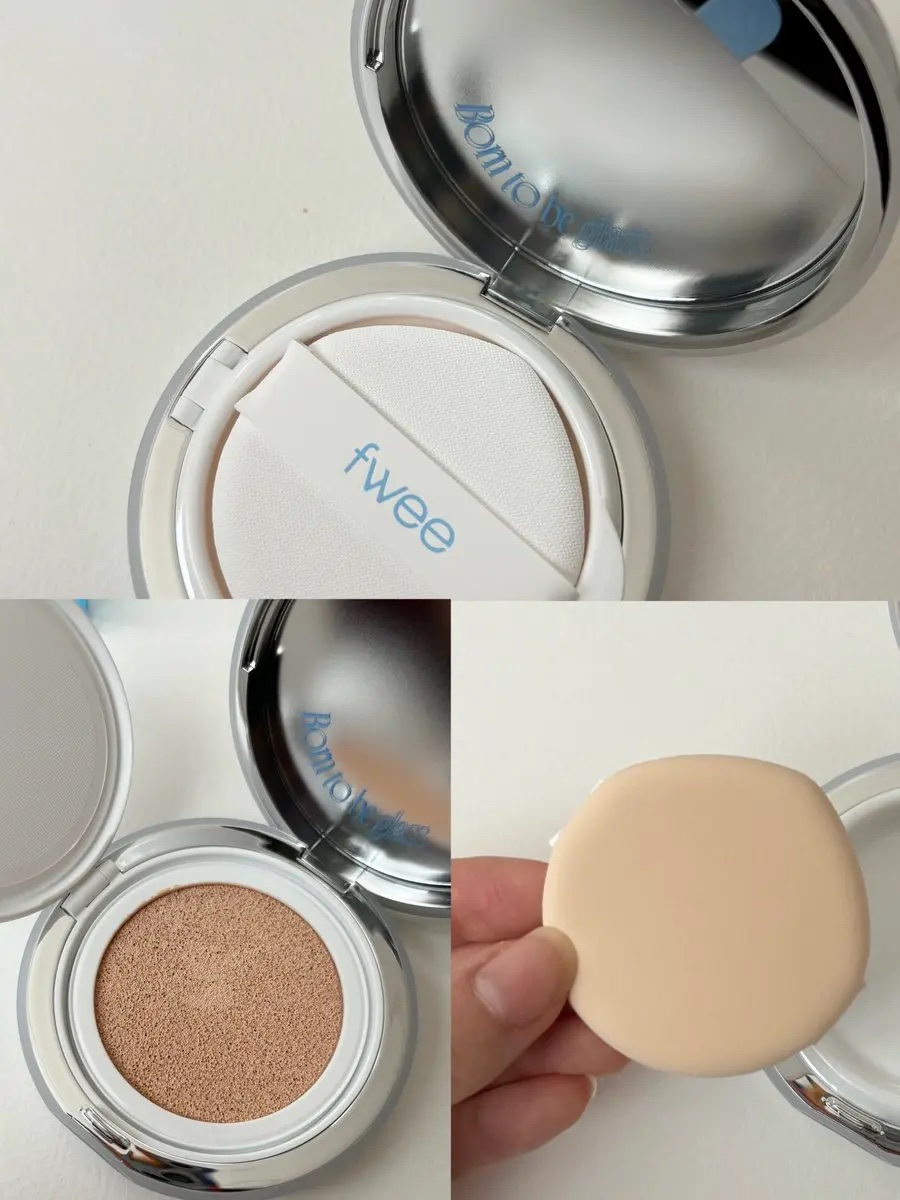 フィー クッションガラスオリジナル/fwee/クッションファンデーションを使ったクチコミ（2枚目）