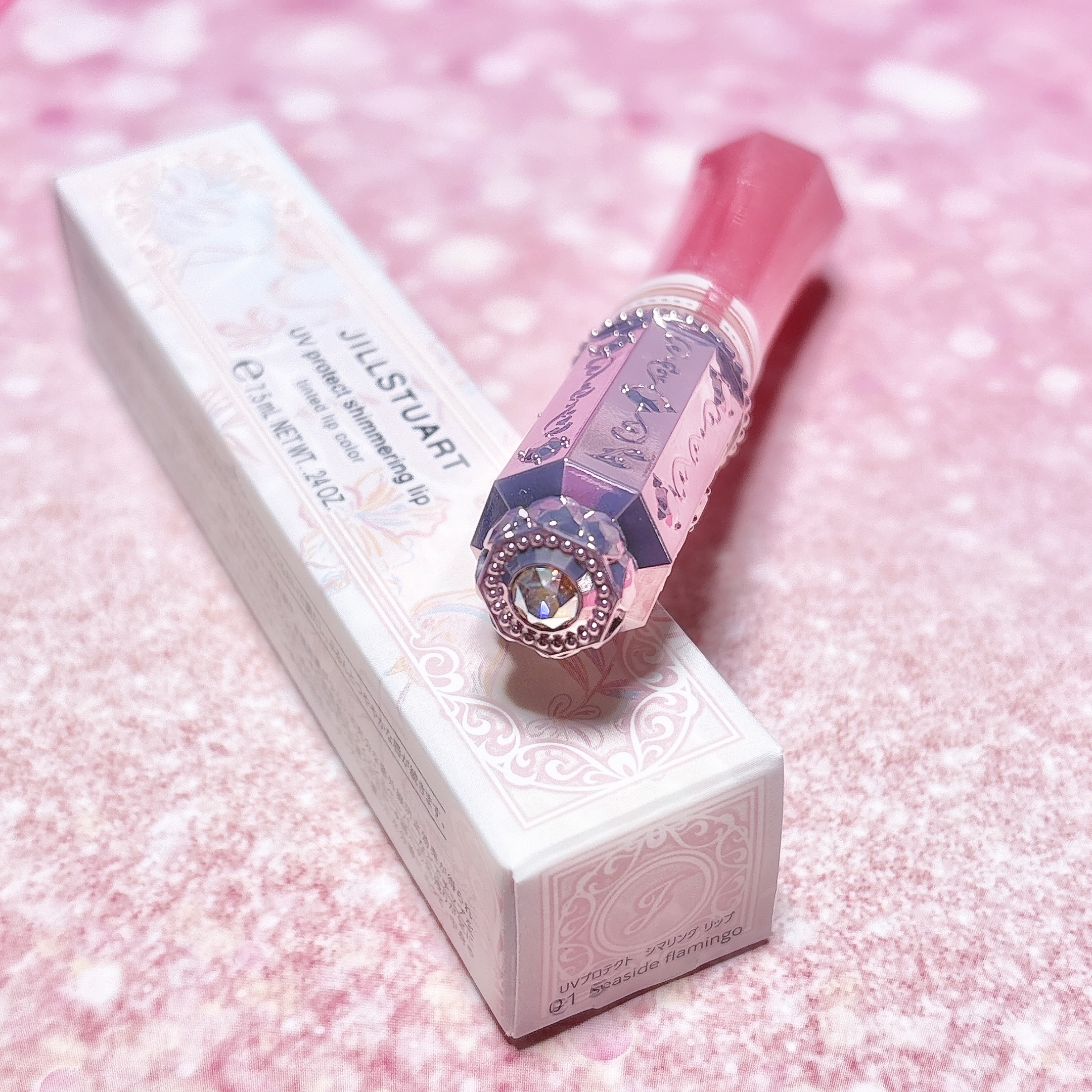 試してみた】ジルスチュアート UVプロテクト シマリング リップ JILL