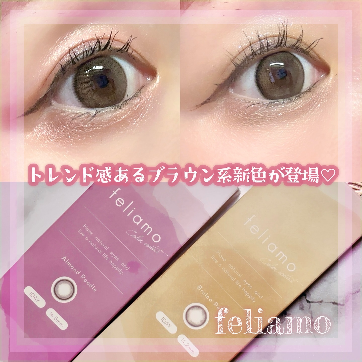 feliamo 1day/feliamo/ワンデー（１DAY）カラコンを使ったクチコミ（1枚目）