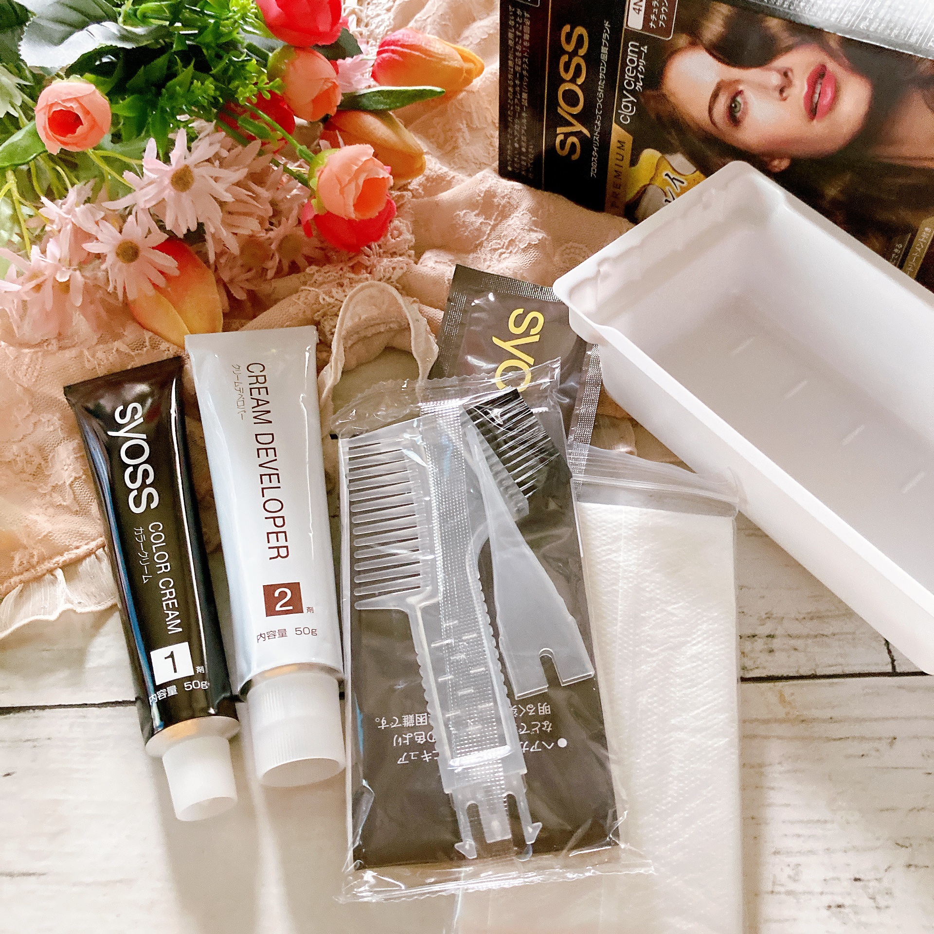 クレイクリーム/サイオス/ヘアカラーを使ったクチコミ（3枚目）