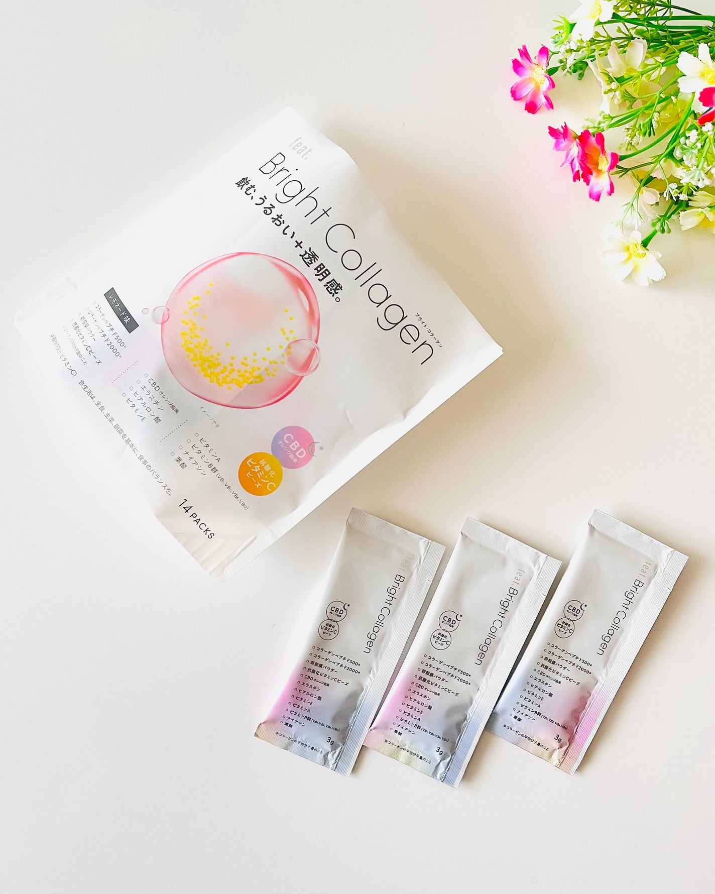 ブライト コラーゲン/Feat./美容サプリメントを使ったクチコミ(6枚目)