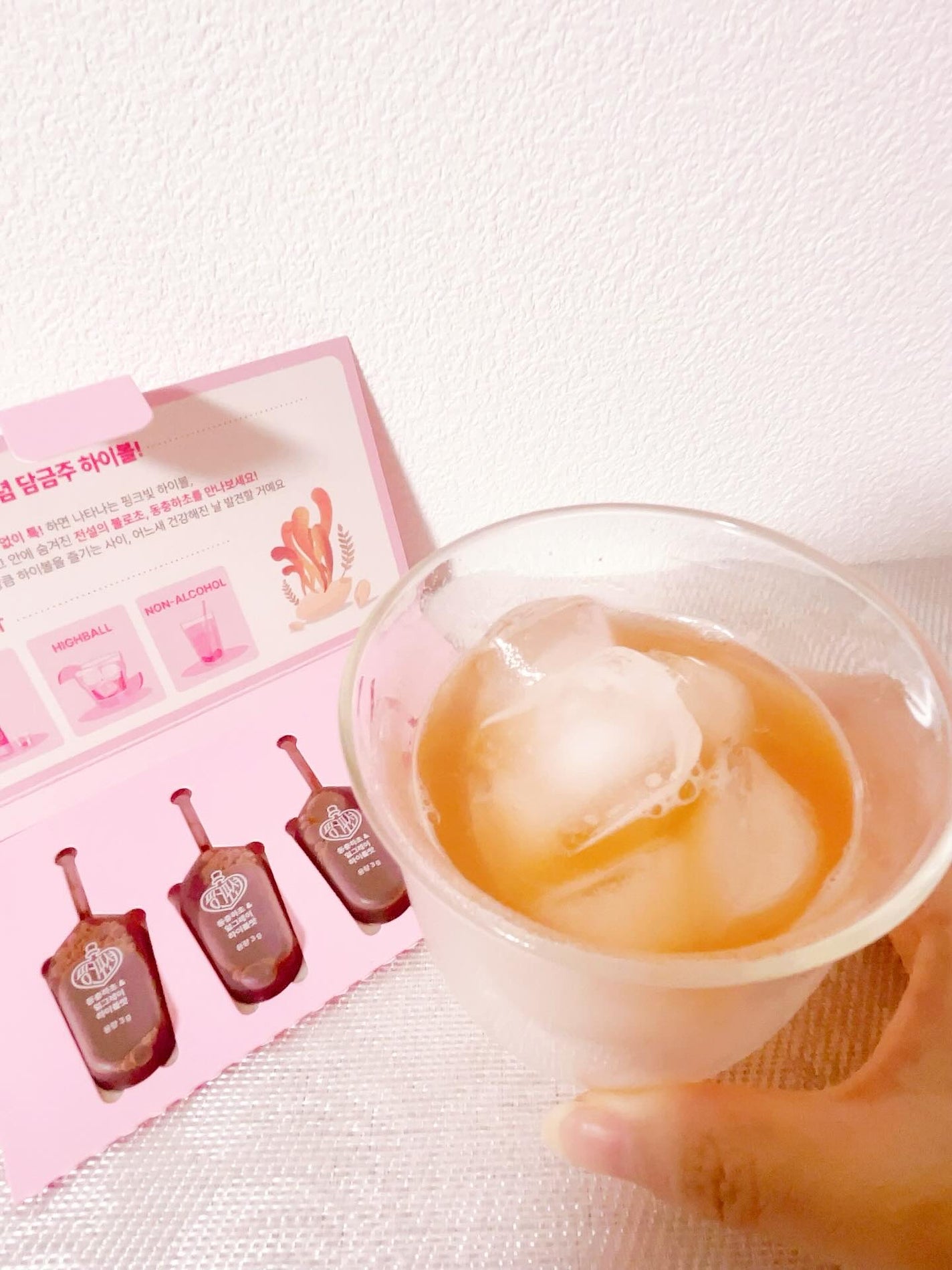 飲める美容ピンクDIYドリンク ピンクポーション ゼロカロリー・冬虫夏草/PINK POTION /美容ドリンクを使ったクチコミ(4枚目)