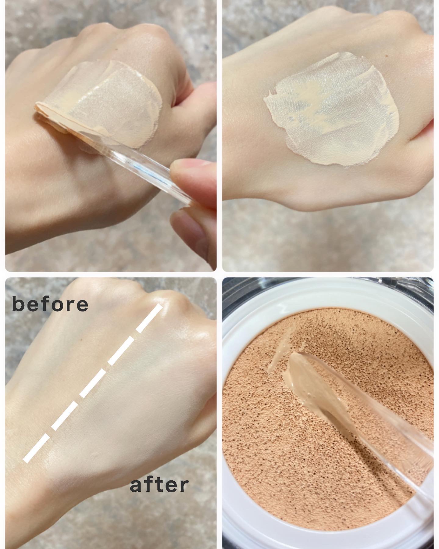 ハートリーフシーンカバークッション/23years old/クッションファンデーションを使ったクチコミ（3枚目）