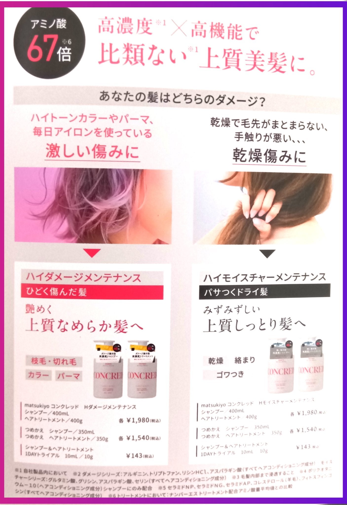 ãã€ãã¡ãŒãž ã¡ã³ããã³ã¹ ã·ã£ã³ããŒ/ããªãŒãã¡ã³ã/matsukiyo CONCRED/åžè²©ã·ã£ã³ããŒã䜿ã£ãã¯ãã³ãïŒ3æç®ïŒ