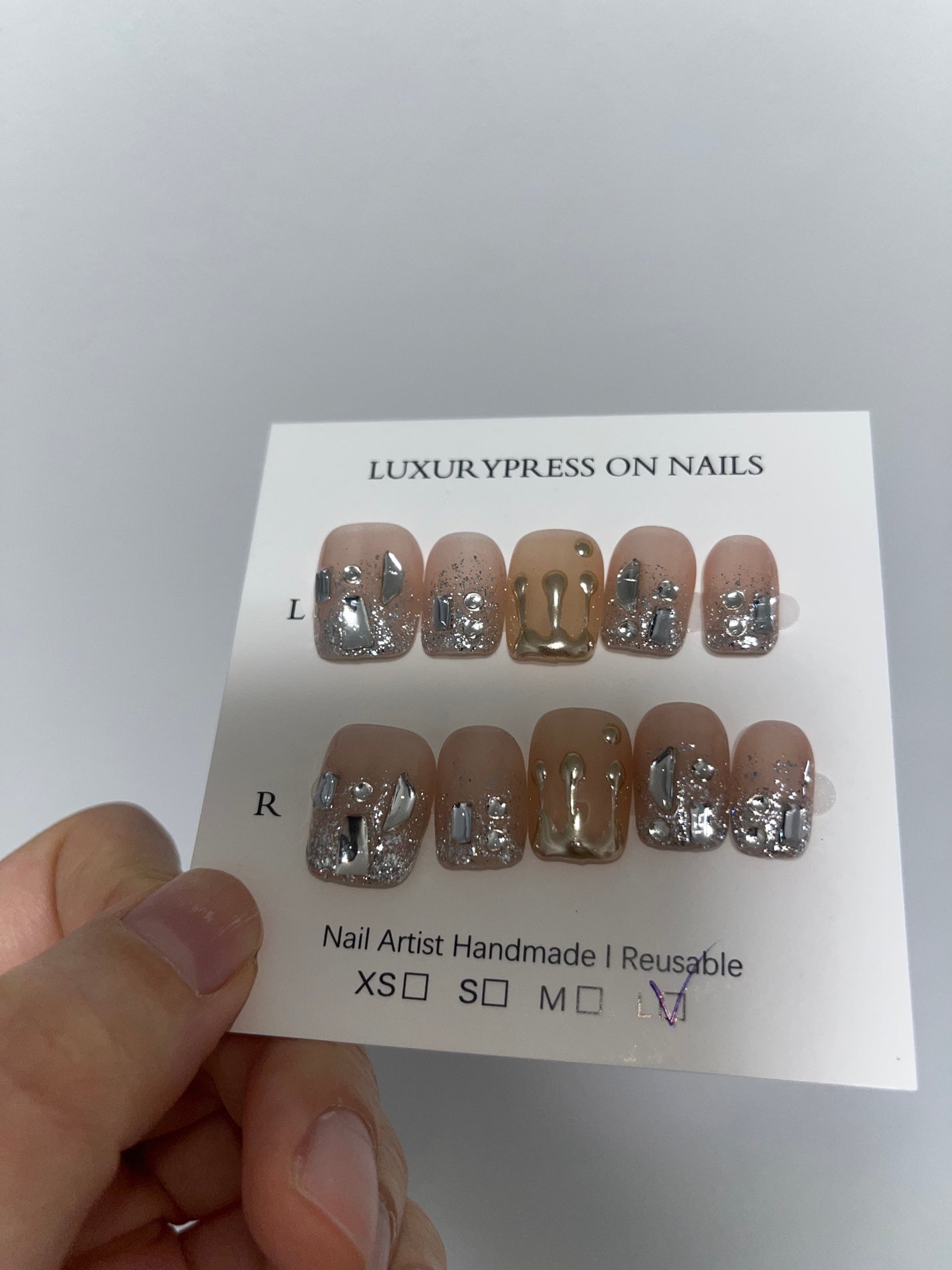 ネイルチップ/SHEIN/ネイルチップ・パーツを使ったクチコミ(2枚目)