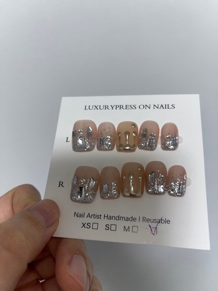 ネイルチップ/SHEIN/ネイルチップ・パーツを使ったクチコミ(2枚目)