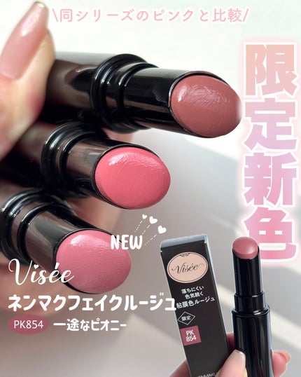 ネンマクフェイク ルージュ/Visée/口紅を使ったクチコミ(1枚目)