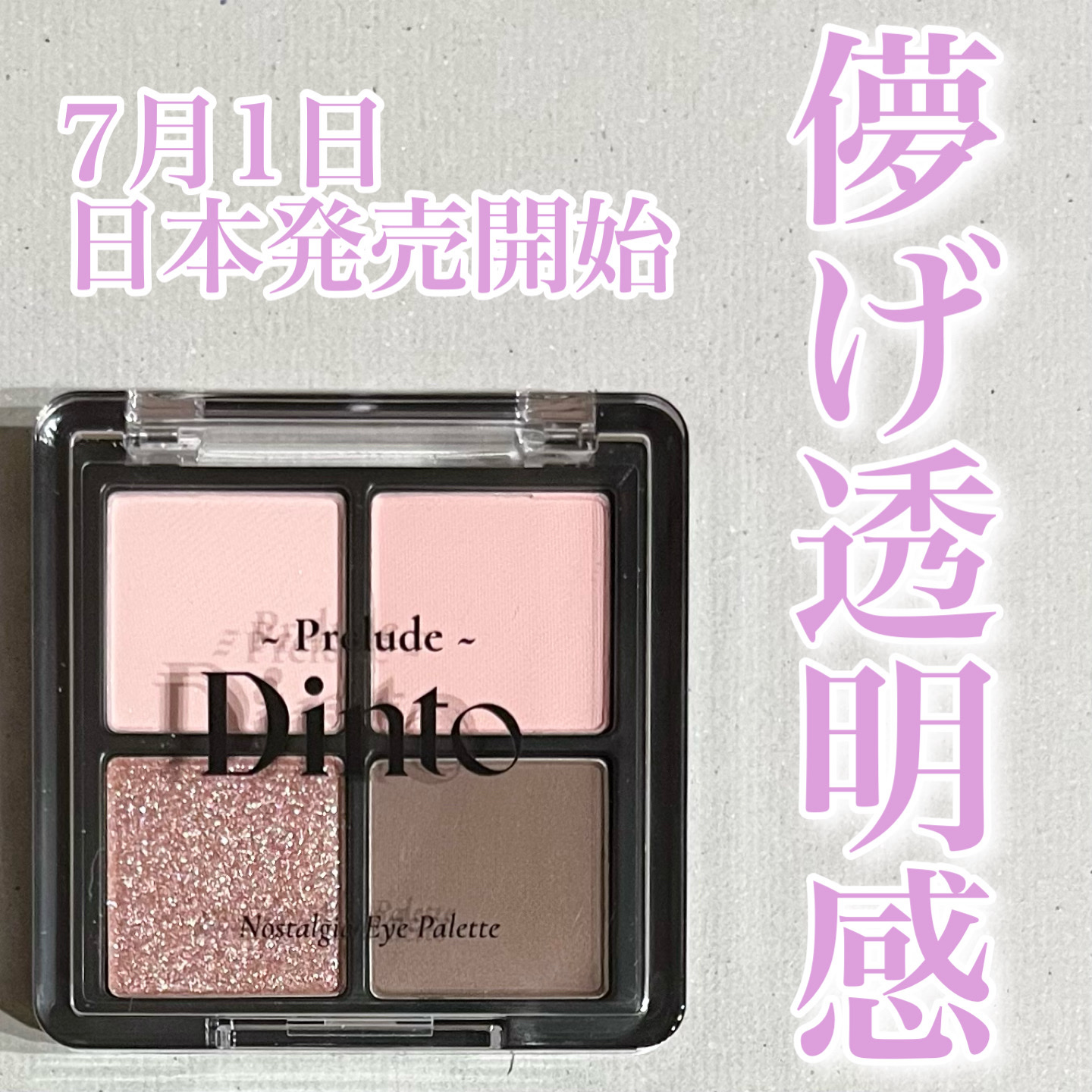 プレリュード・ディント ノスタルジア アイシャドウパレット/Dinto/アイシャドウパレットを使ったクチコミ（1枚目）