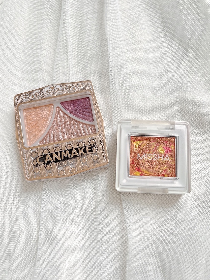 グリッタープリズム シャドウ マーブル/MISSHA/単色アイシャドウを使ったクチコミ（2枚目）