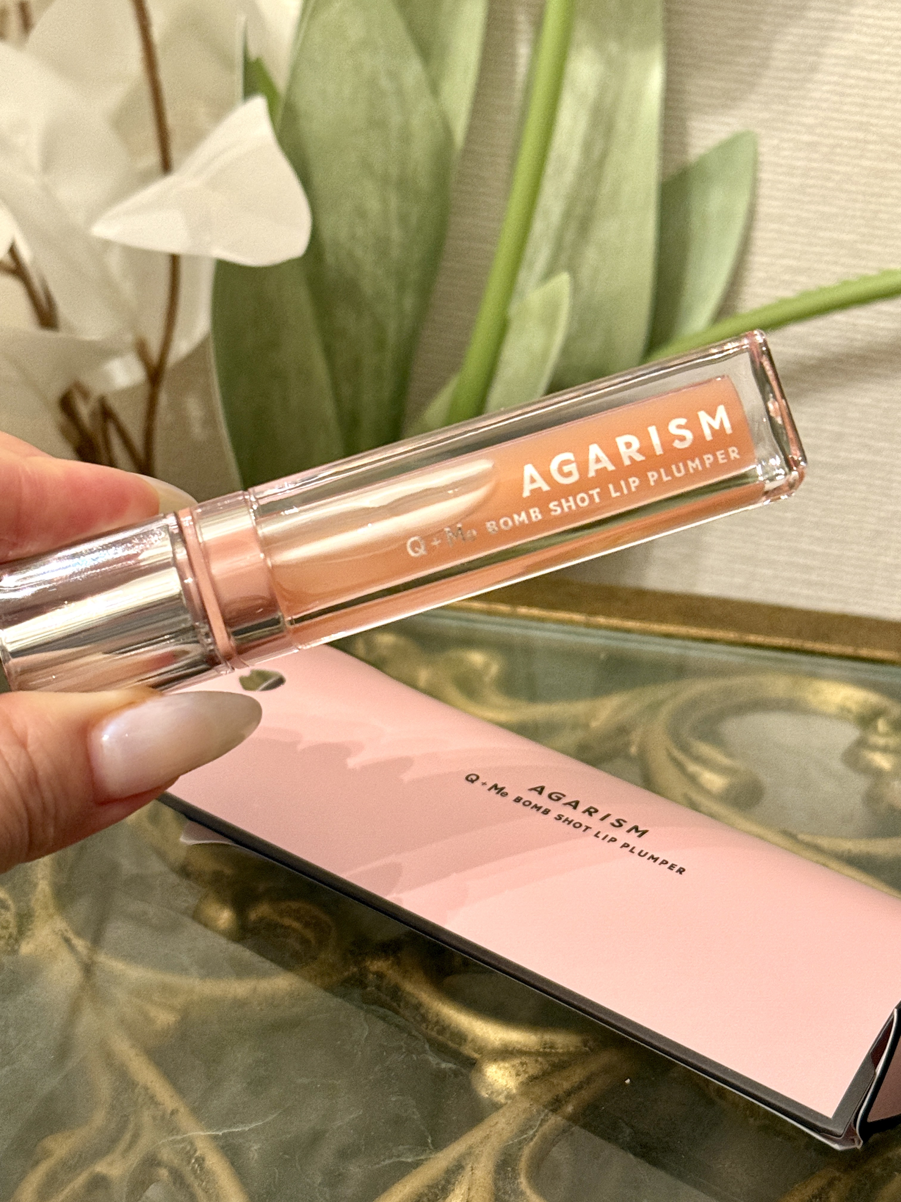 キューミ―ボムショットリッププランパー/AGARISM/リッププランパーを使ったクチコミ（1枚目）