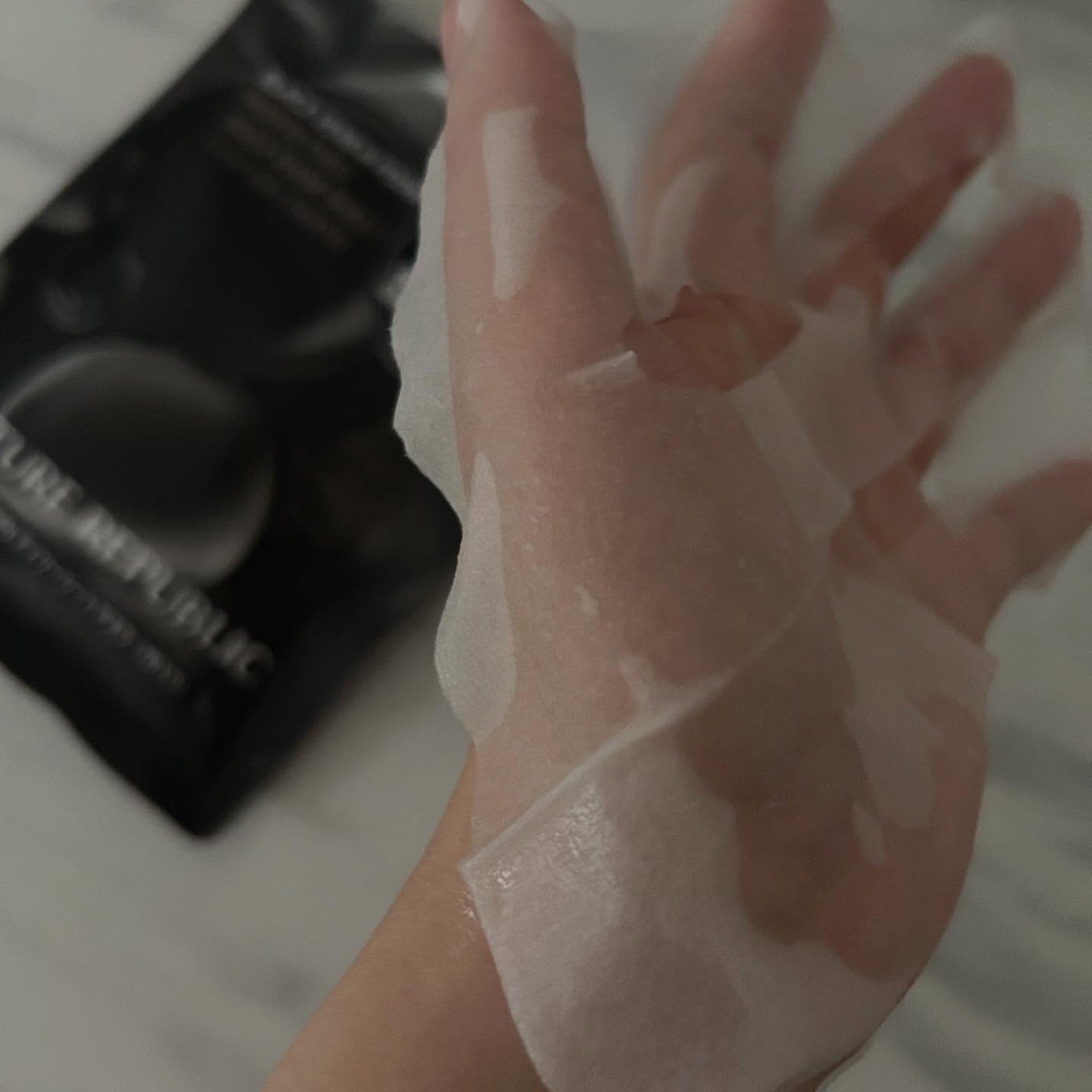 ブラックPDRN デイリーシートマスク/ネイチャーリパブリック/シートマスク・パックを使ったクチコミ(4枚目)