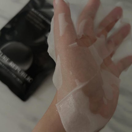 ブラックPDRN デイリーシートマスク/ネイチャーリパブリック/シートマスク・パックを使ったクチコミ(4枚目)