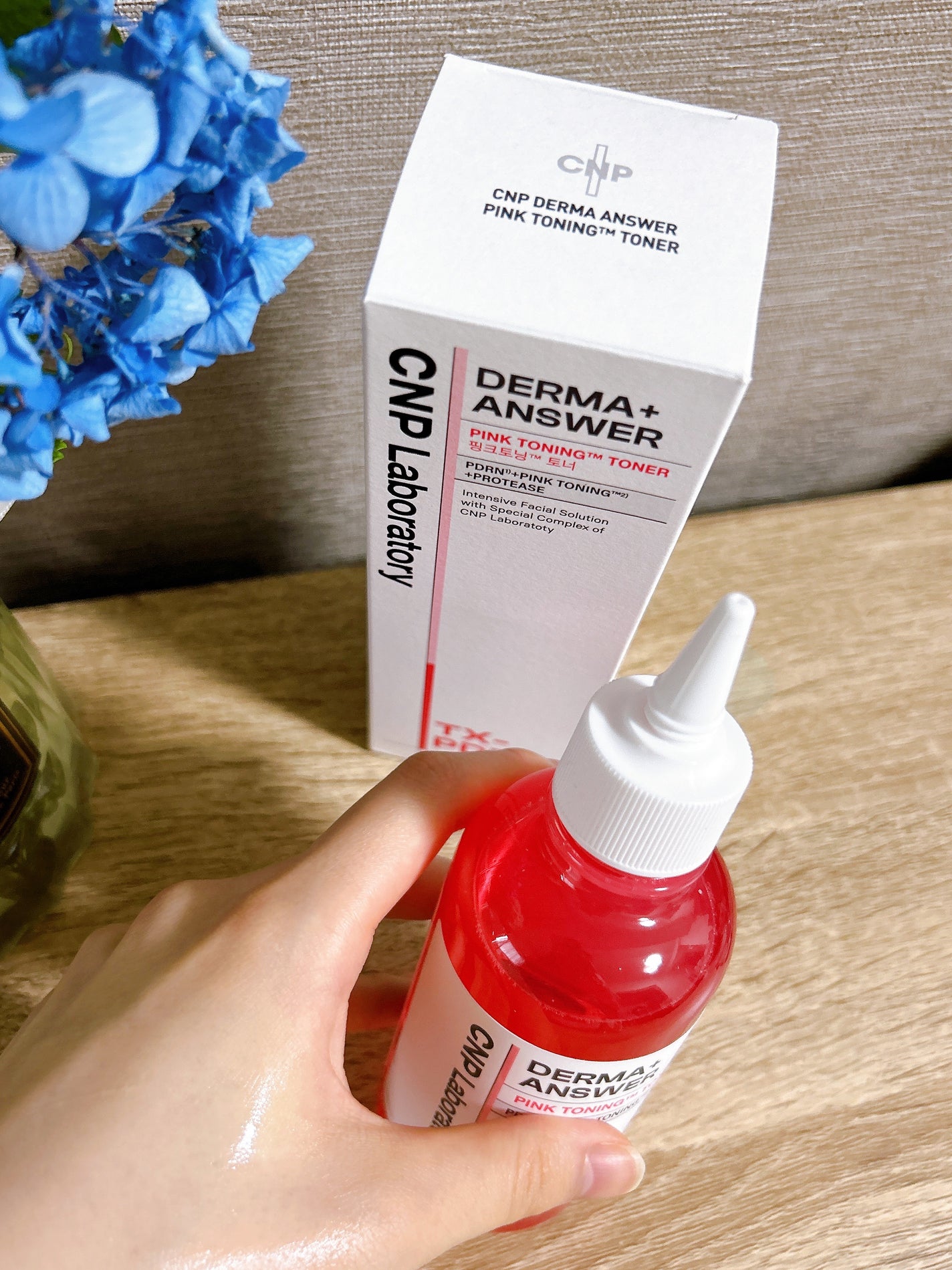 ダーマアンサーピンクトーニングトナー/CNP Laboratory/化粧水を使ったクチコミ(3枚目)