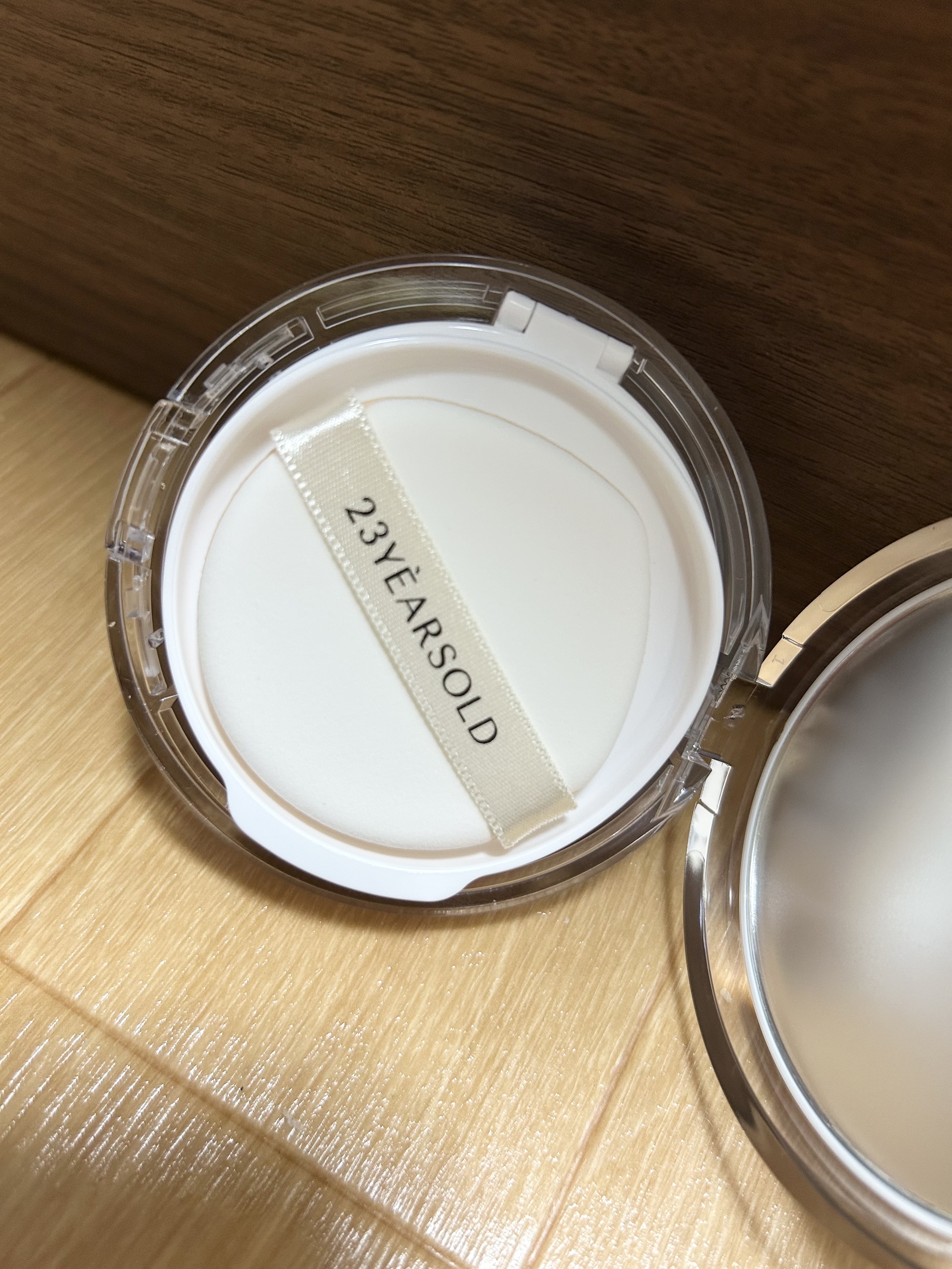 ハートリーフシーンカバークッション/23years old/クッションファンデーションを使ったクチコミ（3枚目）