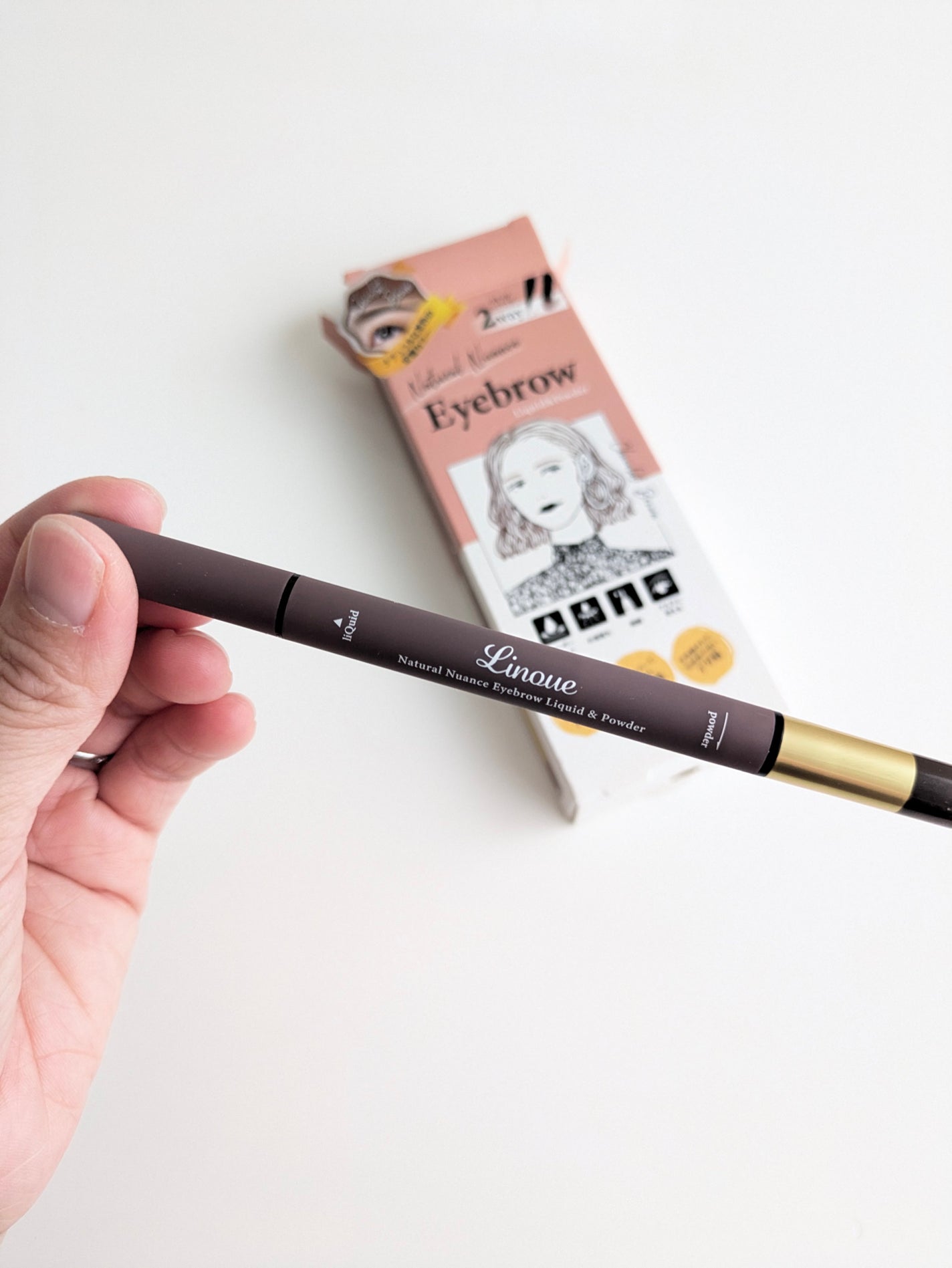 アイブロウL&P/Linoue/パウダーアイブロウを使ったクチコミ(2枚目)
